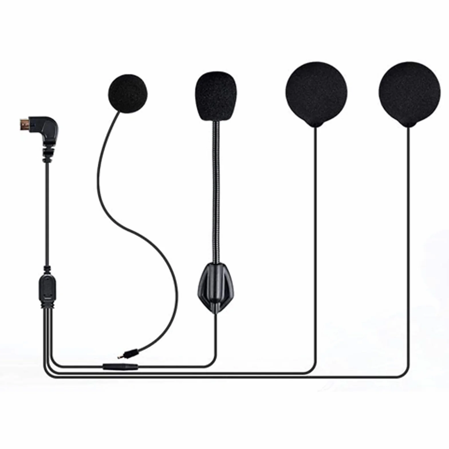 FreedConn Microfono Cuffie Altoparlante Accessorio per casco moto Interfono Bluetooth intercom per TCOM-VB TCOM-SC e TMAX
