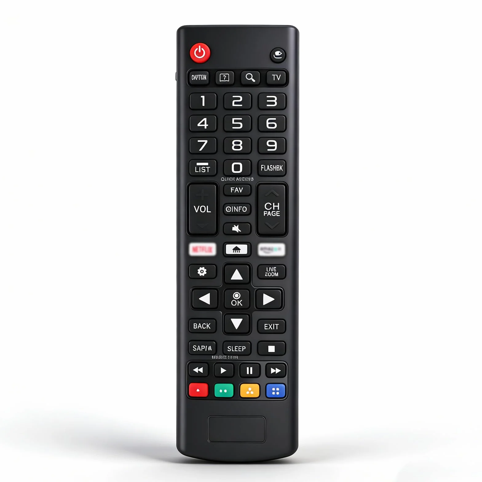 Telecomando Sostitutivo LG Universale, 2PCS AKB75095307 per Telecomando LG Smart TV, con Netflix Amazon Streaming Buttons, Non Serve Programmazione Compatibile Universale per LG TV LED LCD HDTV 3D 4K