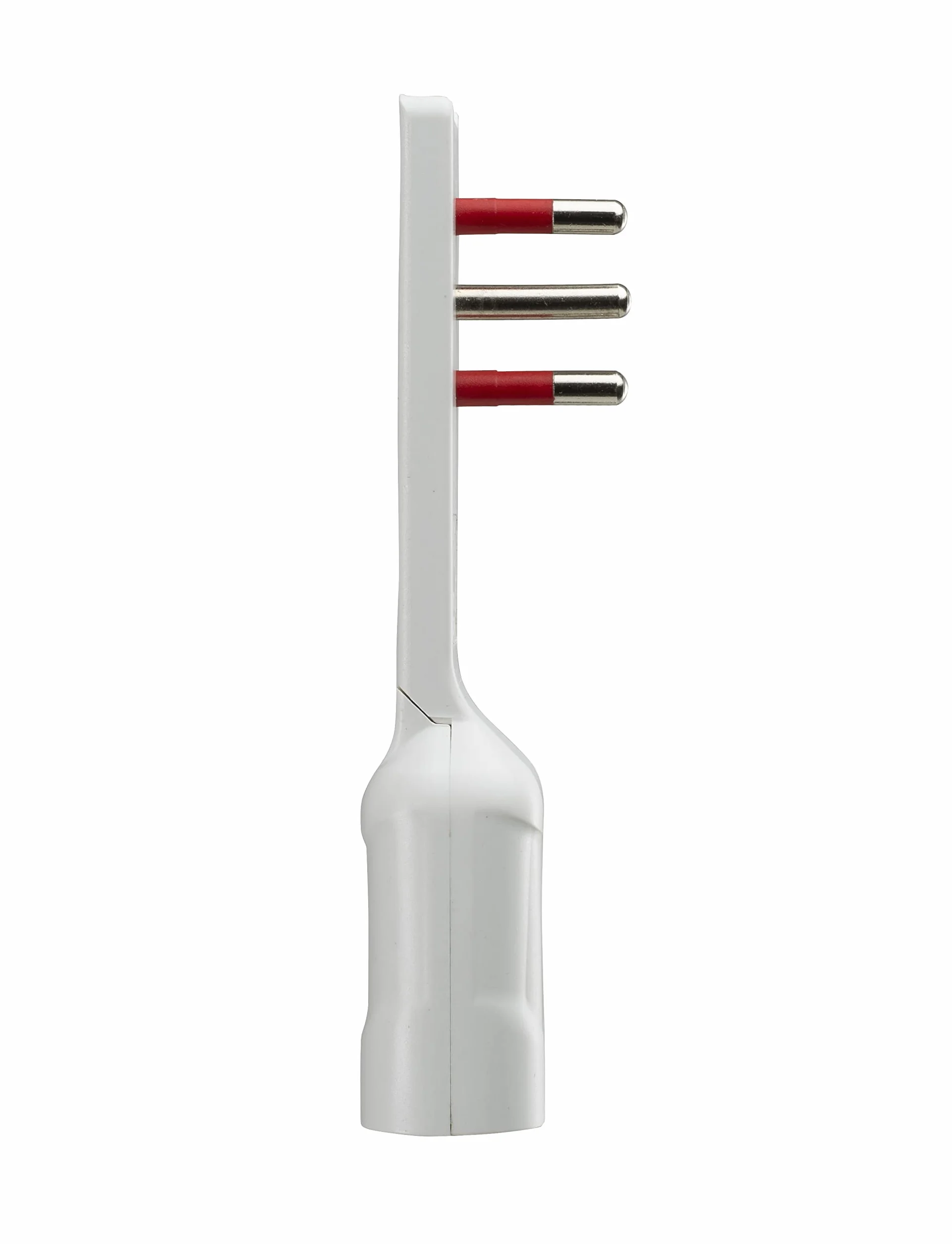 ROSI ADATTATORE 90° ULTRAPIATTO 10A 2P+T/PRESA 10A 2P+T BIANCO SERIE EMILIA FLAT