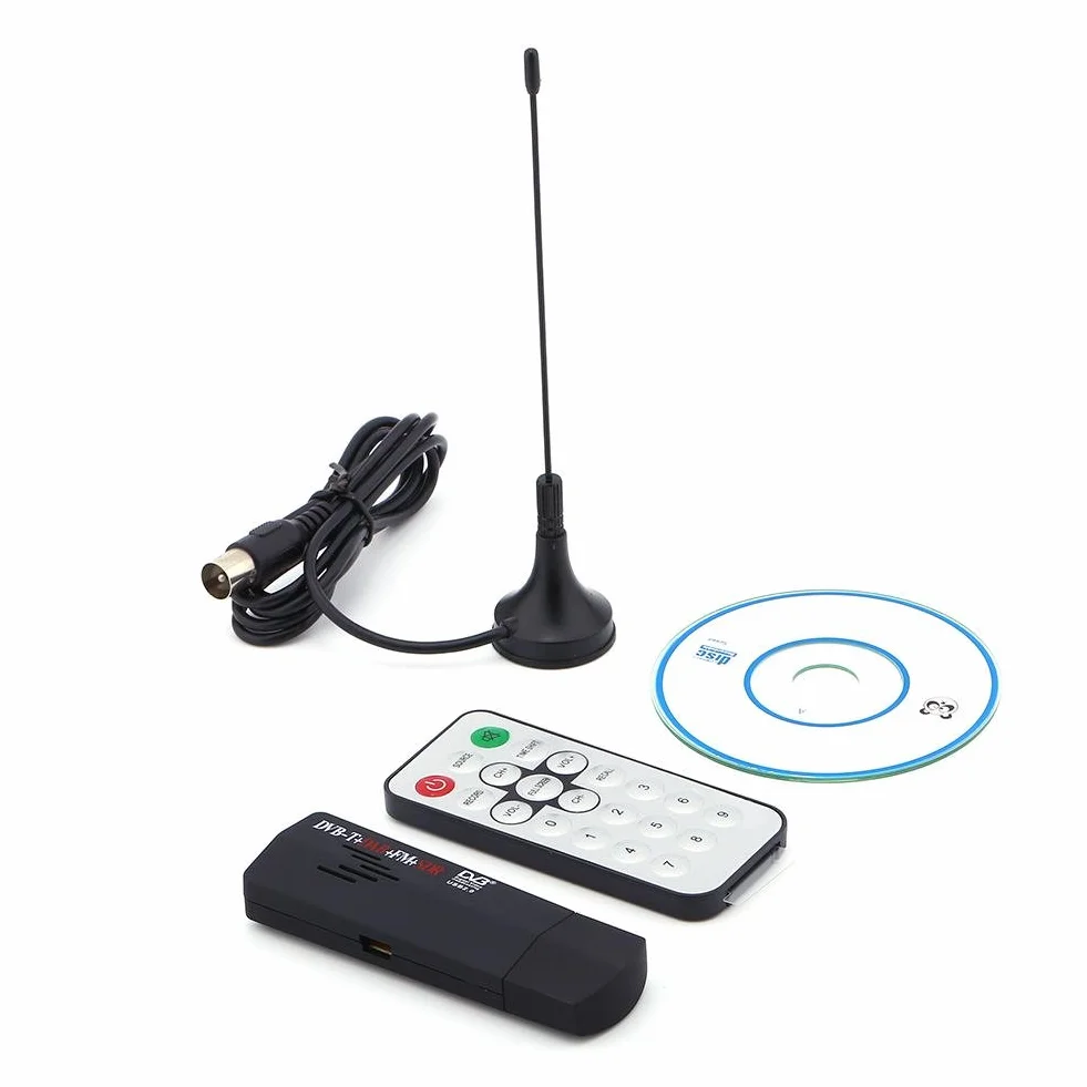 Zerone R820T -T Ricevitore, USB 2.0 Digitale -T SDR+Dab+FM HDTV sintonizzatore TV Ricevitore Stick RTL2832U+R8202 sintonizzatore Ricevitore 25-1700 MHz
