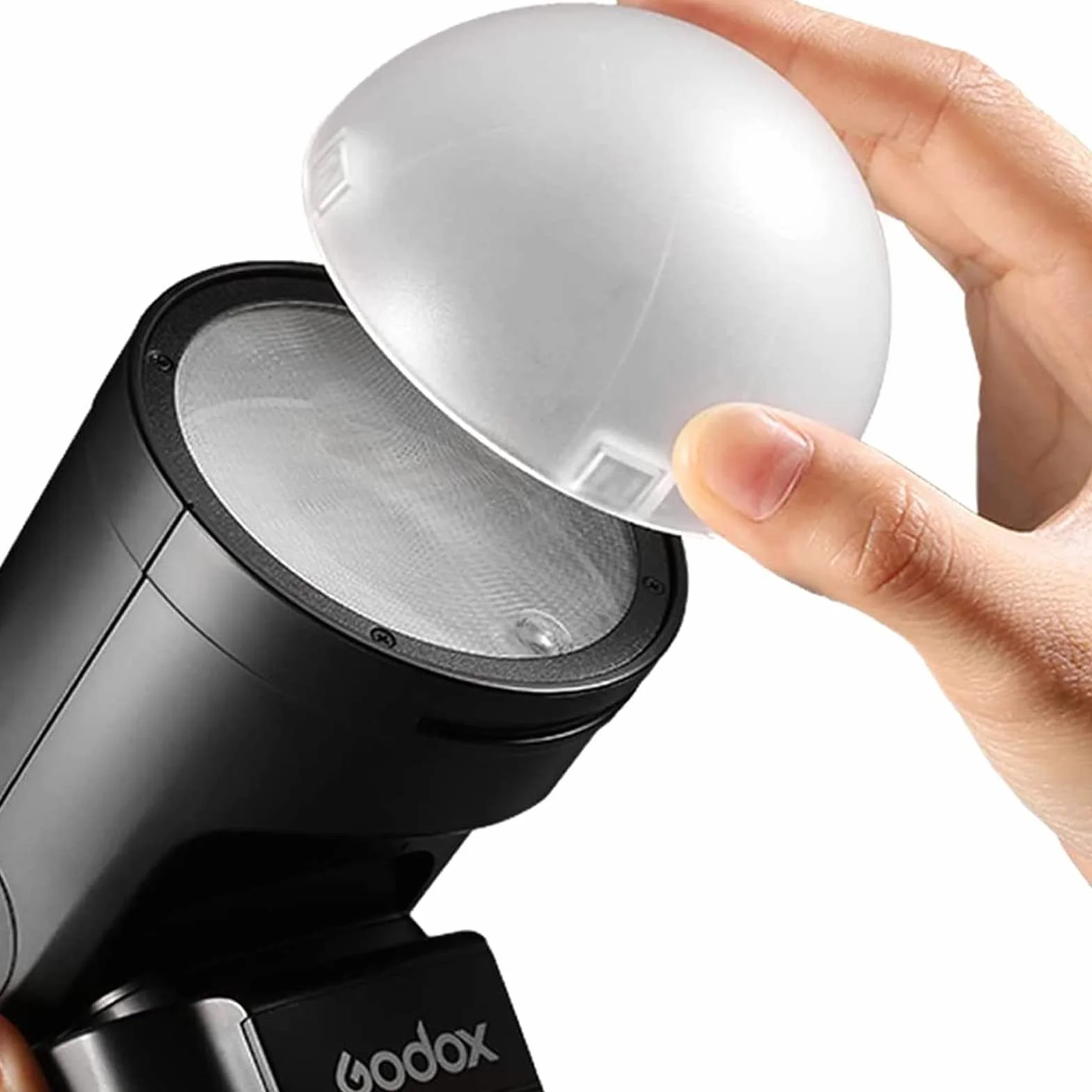 Godox AK-R11 Dome Diffusore,Compatibile con Godox V1, V1Pro, Godox AD100Pro, AD200 Pro, AD200, H200R