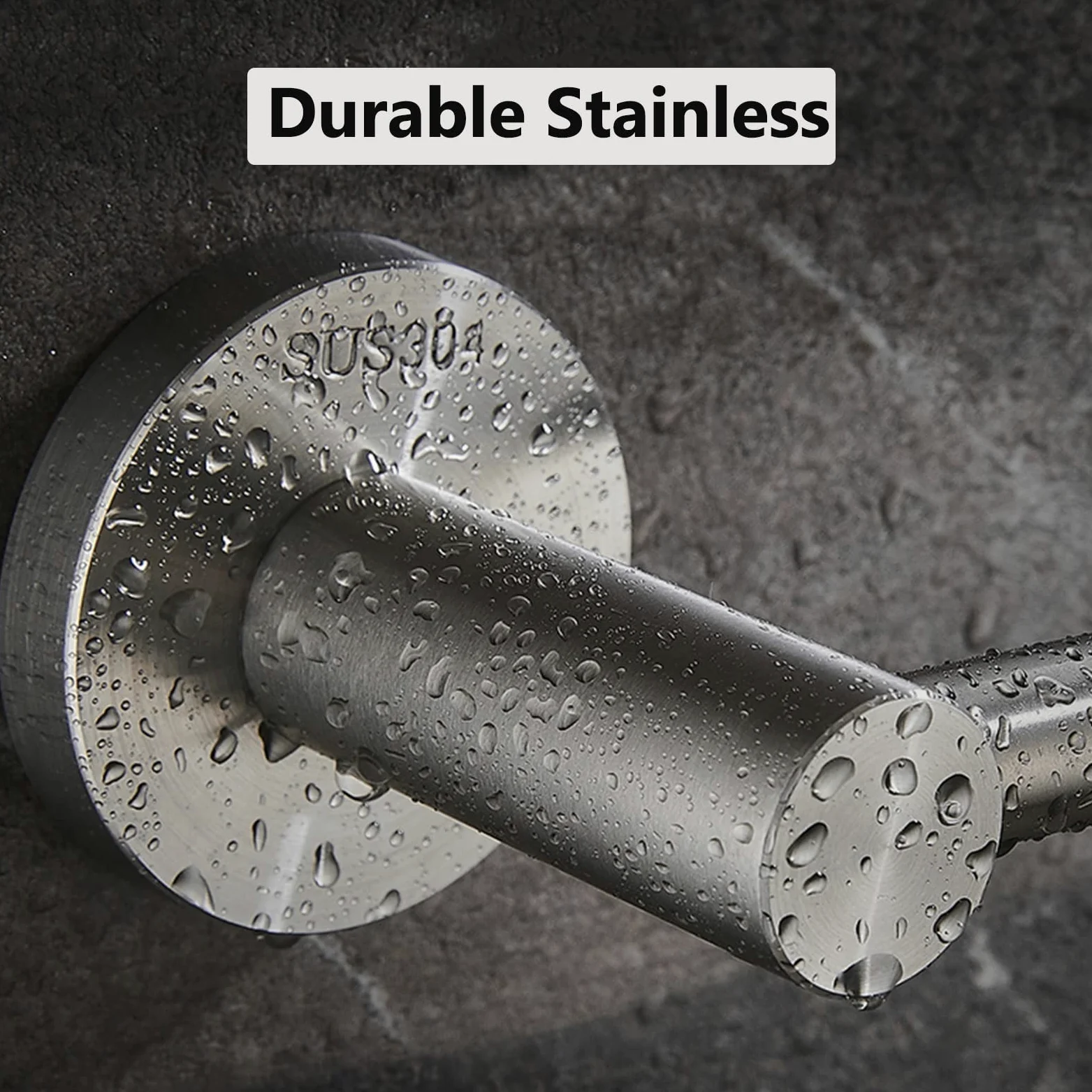 Portasciugamani a Parete in Acciaio Inossidabile, portasciugamani Lungo Multi-Formato 50 cm ~ 120 cm Opzionale per Cucina Hardware Bagno (Dimensioni : 80 cm)
