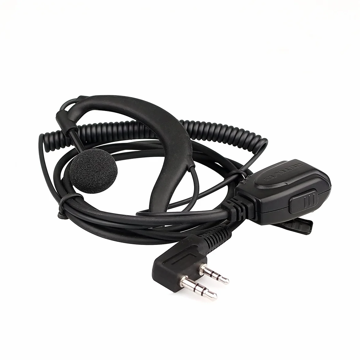 Retevis Walkie Talkie Auricolare, 2 pin Tipo-C Cuffia Compatibile con Walkie Talkie Baofeng UV-5R BF-88E BF-888s RT24 RT28 RT622 RT27 RT618 RT619 Kenwood Proster (1 pz)