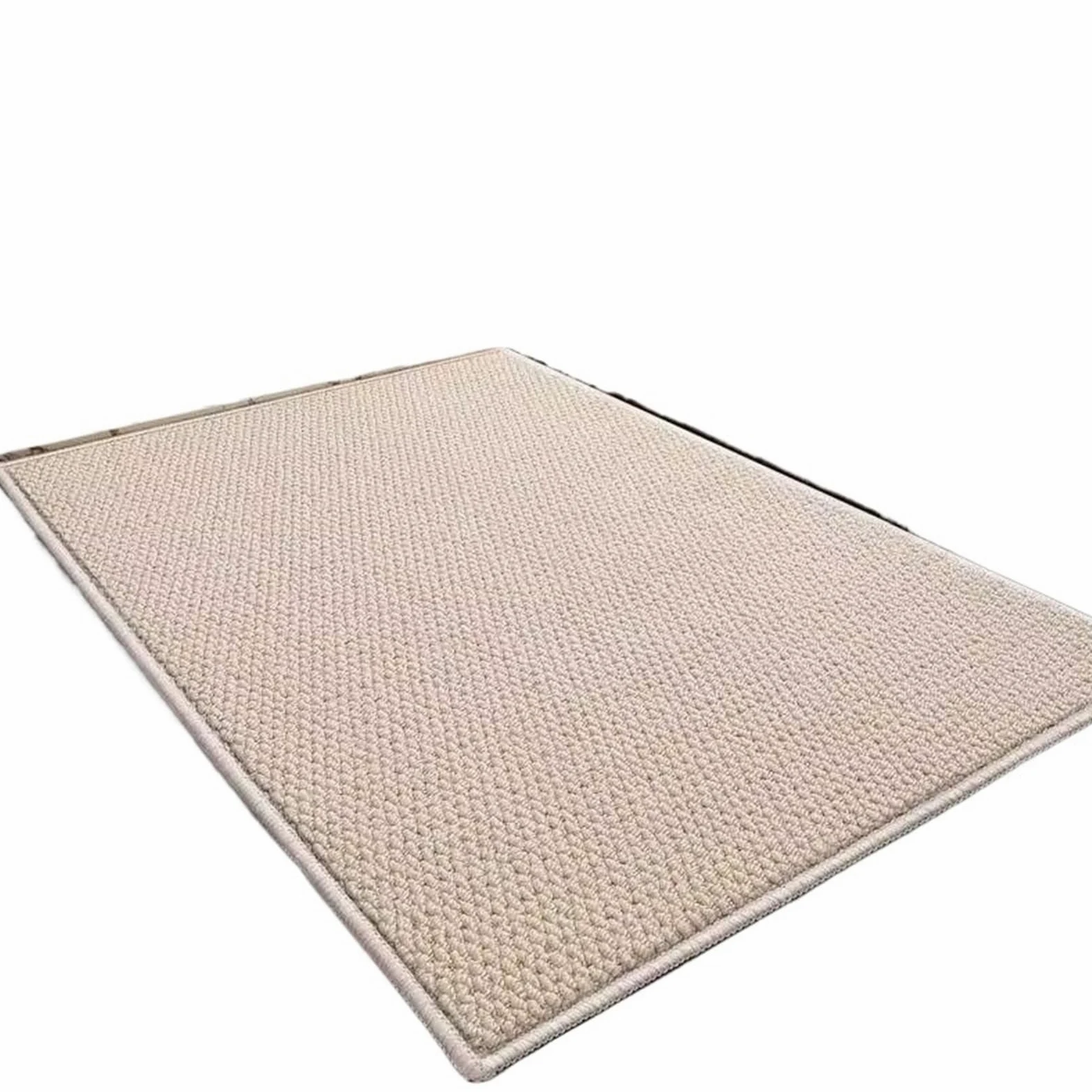 Tappeti Per Camino Tappetino for la casa La porta del tappeto d'ingresso resistente all'usura ispessita può essere tagliata sul antiscivolo(White,80x120cm31.5x47.2in)