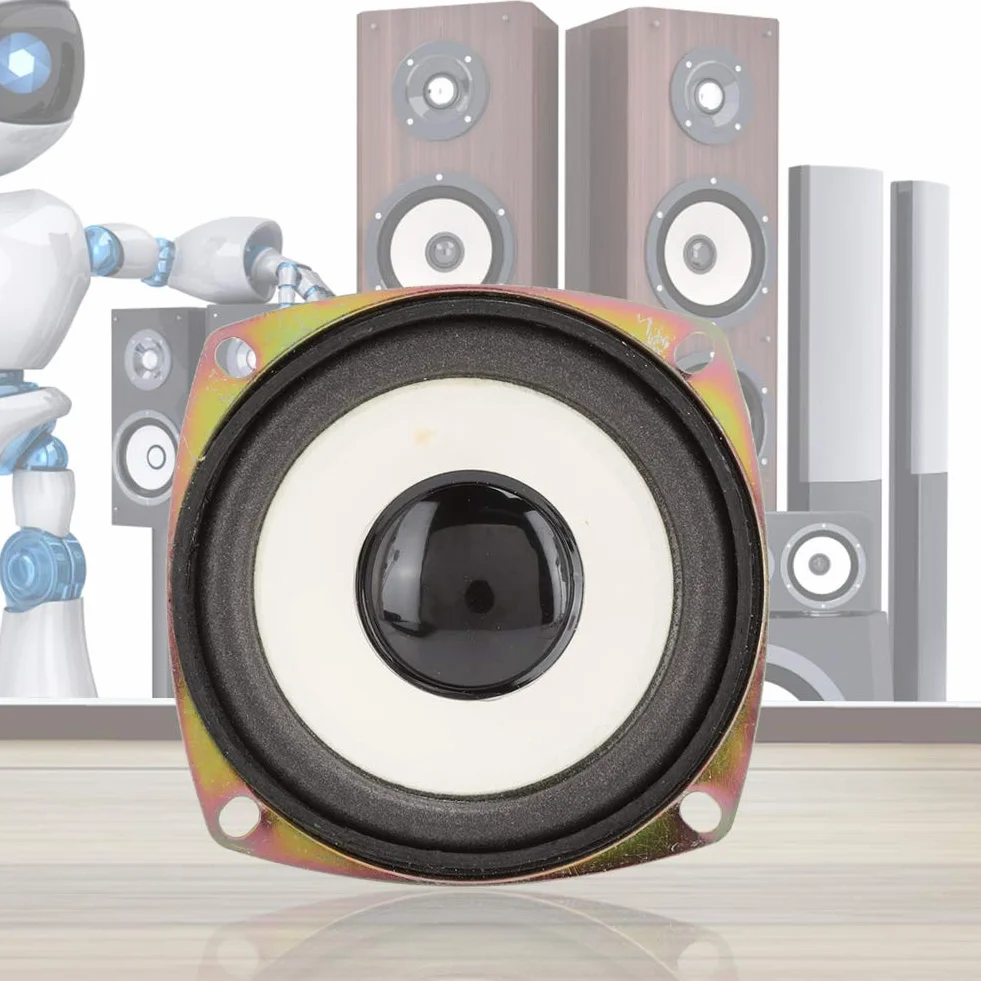 Pusokei Altoparlante a frequenza Piena da 3 Pollici Altoparlante 4ohm 5W Suono Surround Stereo ad Alta sensibilità per Cassa di risonanza multimediale