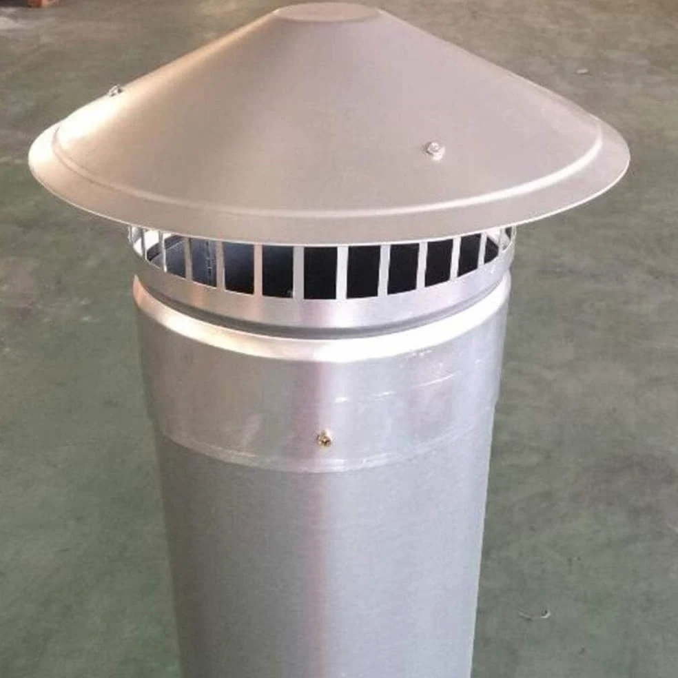 Cappellino per camino, protezione per uccelli, in acciaio inox, copertura per canna fumaria, cappellino da pioggia e neve