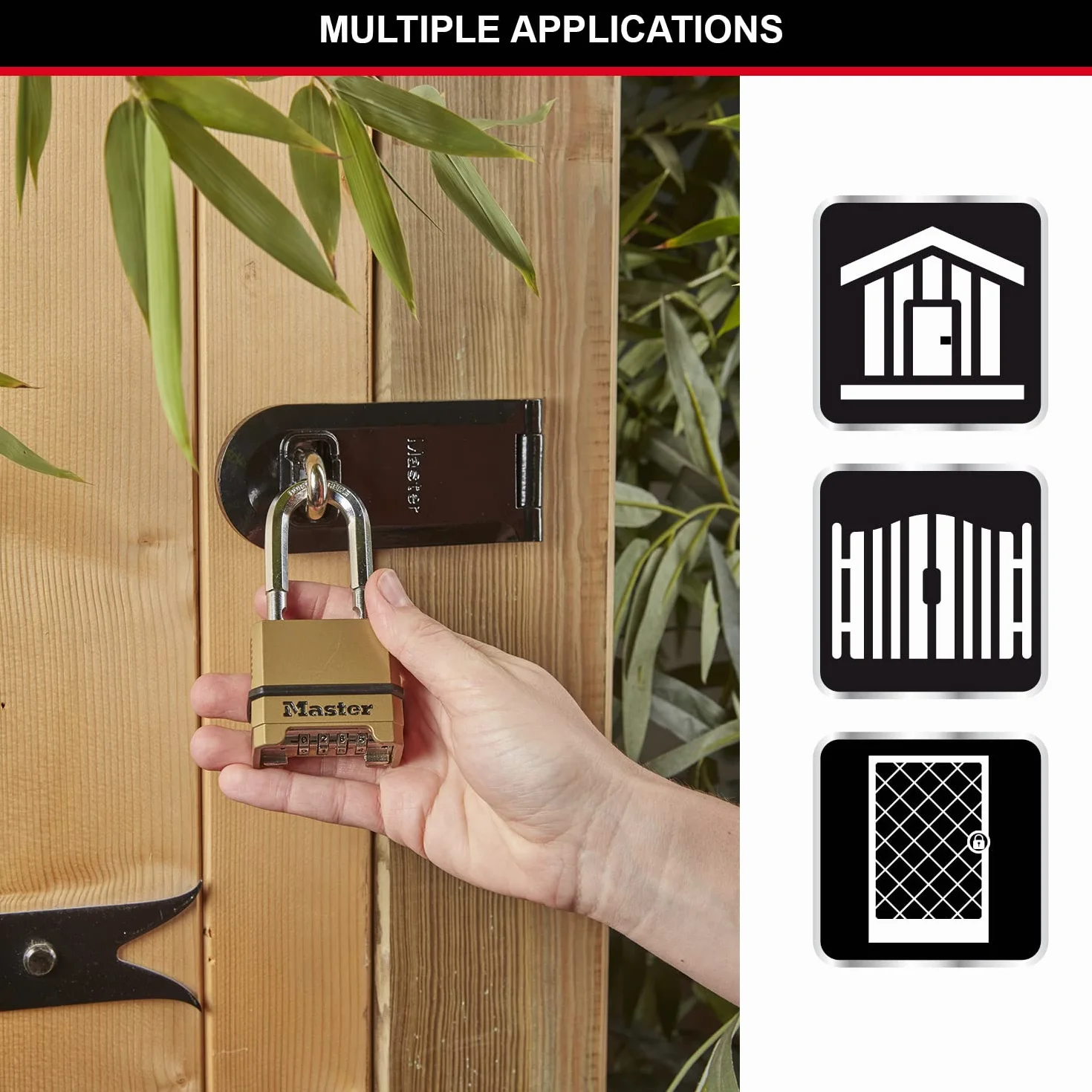 Master Lock Lucchetto ad Alta Sicurezza M175Eurdlf - Ideale per Portali, Garage, Sconto, Medium