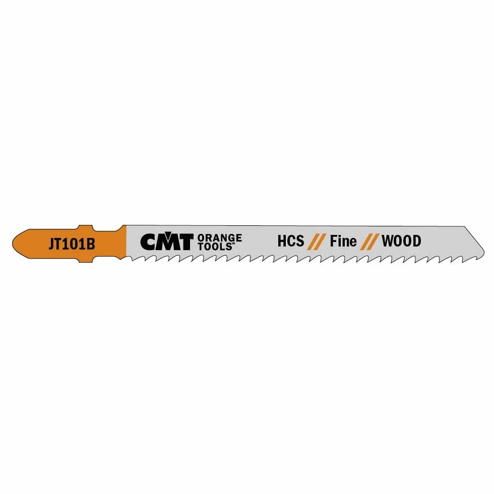 CMT JT101B-5 Set di 5 Lame per Seghetti Alternativi per Legno, Arancione/Grigio