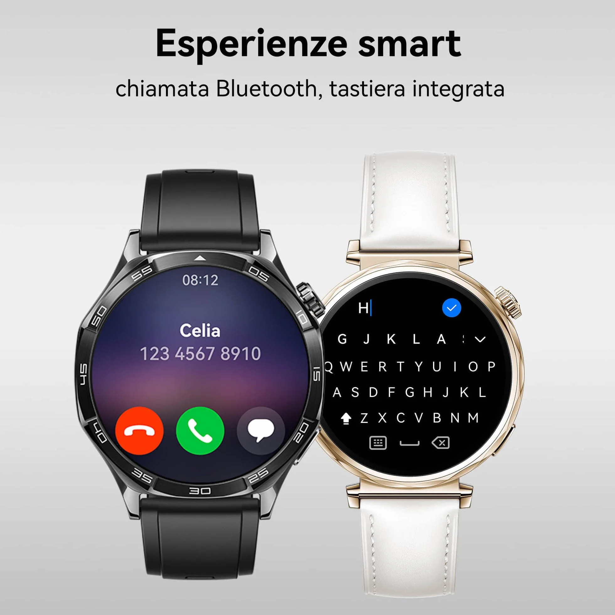 HUAWEI WATCH GT 5 46mm Smartwatch, Design Elegante, Nuova Modalità Corsa e Ciclismo, Monitoraggio della Salute, 14 Giorni di Durata della Batteria, iOS e Android, Nero