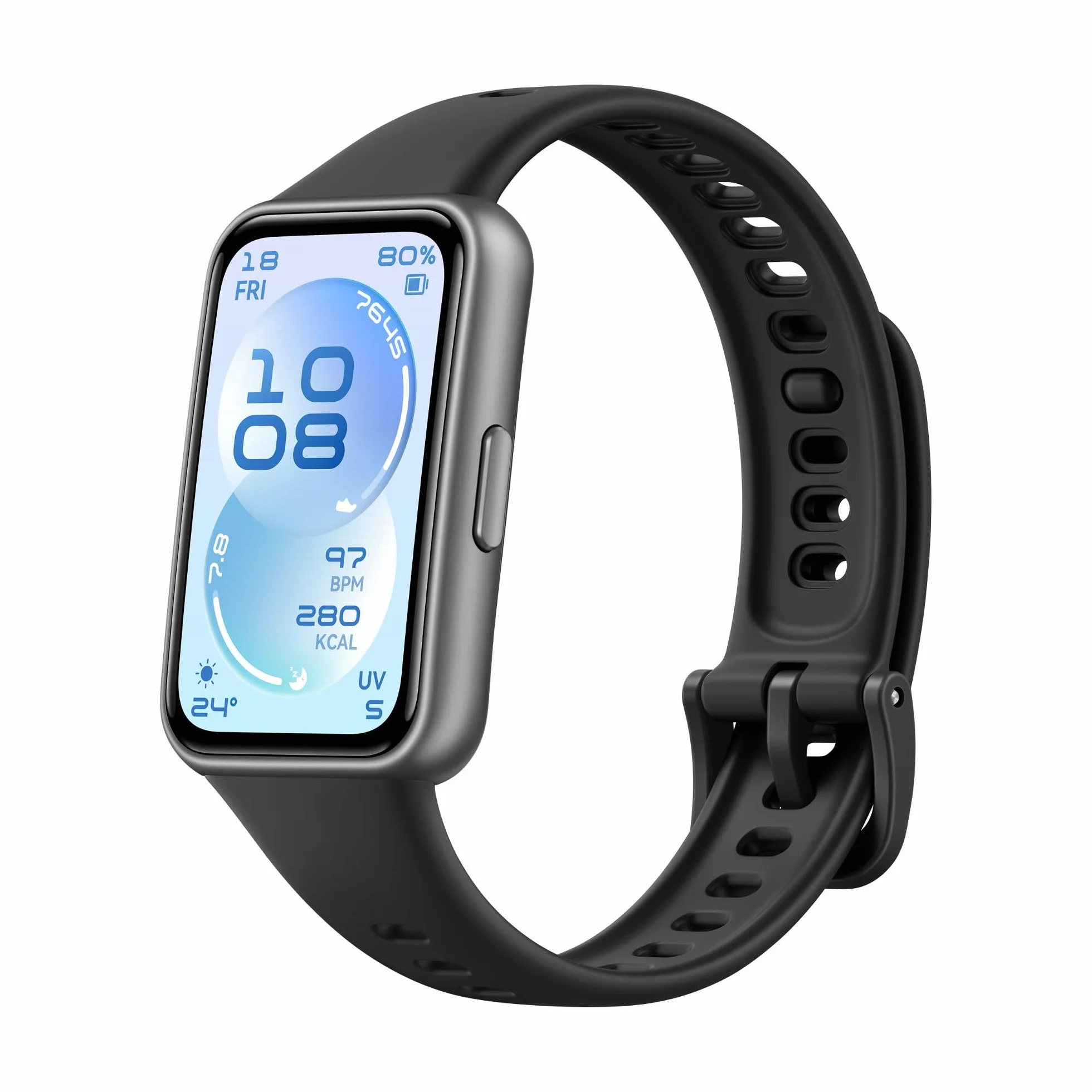HUAWEI Band 11 Smartwatch, Display da 1.62" Super Luminoso, Fitness Tracker HRV del Sonno Medio, Fino a 14 Giorni, 5ATM Livello di Impermeabilità, Activity Tracker per il Benessere Emotivo, Nero