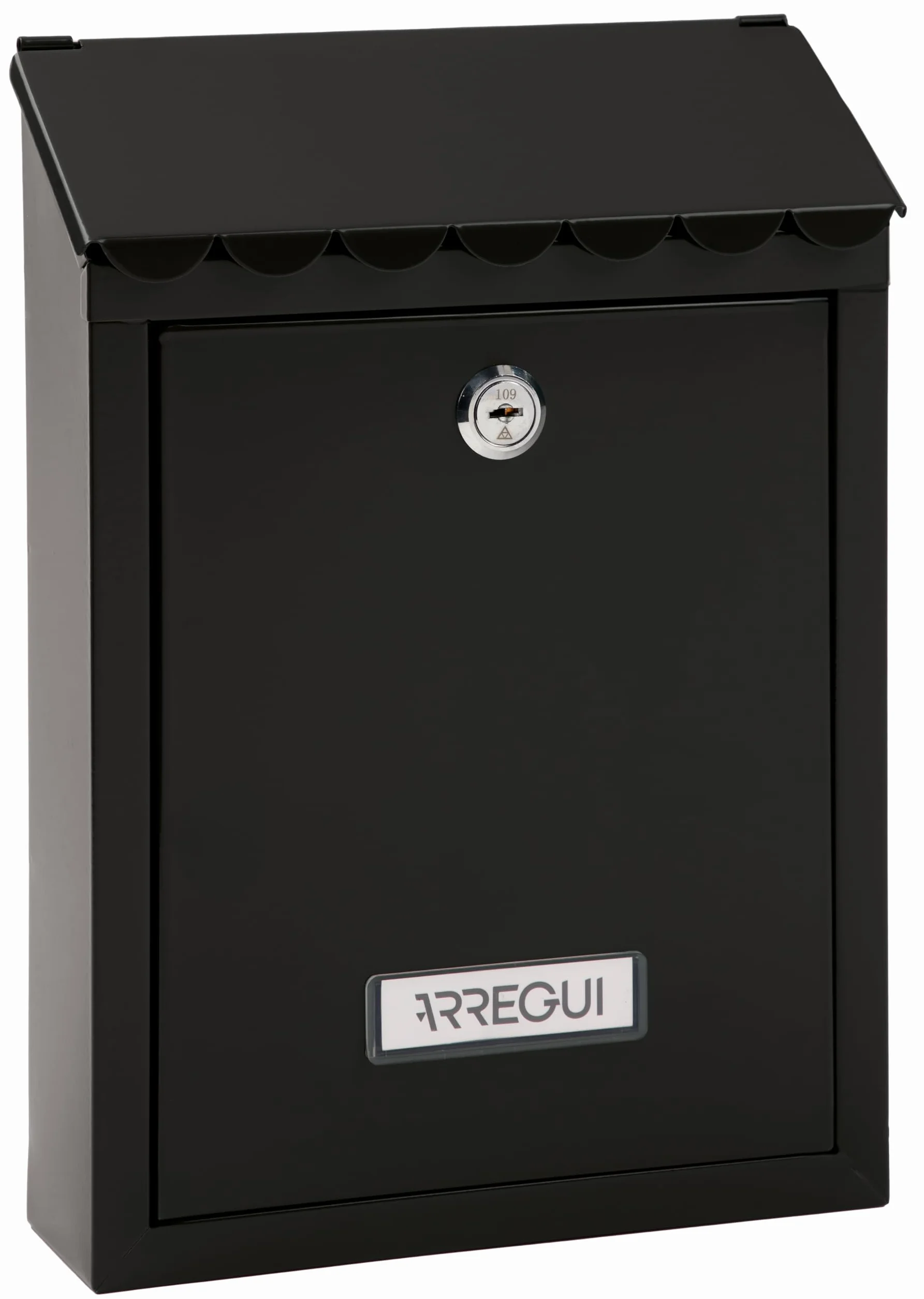 ARREGUI Civic E5724-C Cassetta Postale Individuale Acciaio Esterno S DIN A5 Nero
