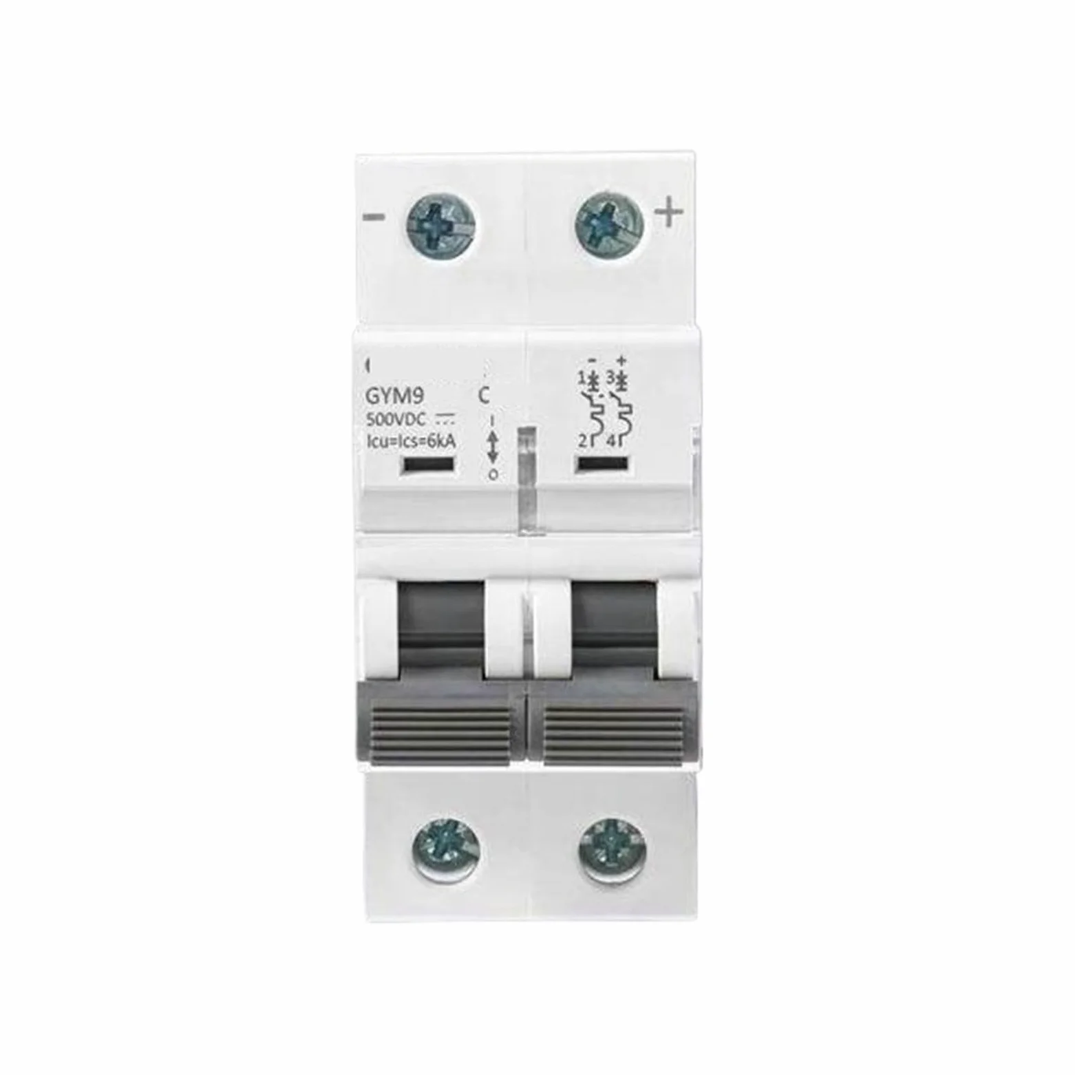 Interruttore magnetotermico fotovoltaico DC GYM9 interruttore 2P(GYM9-DC 2P 10A)