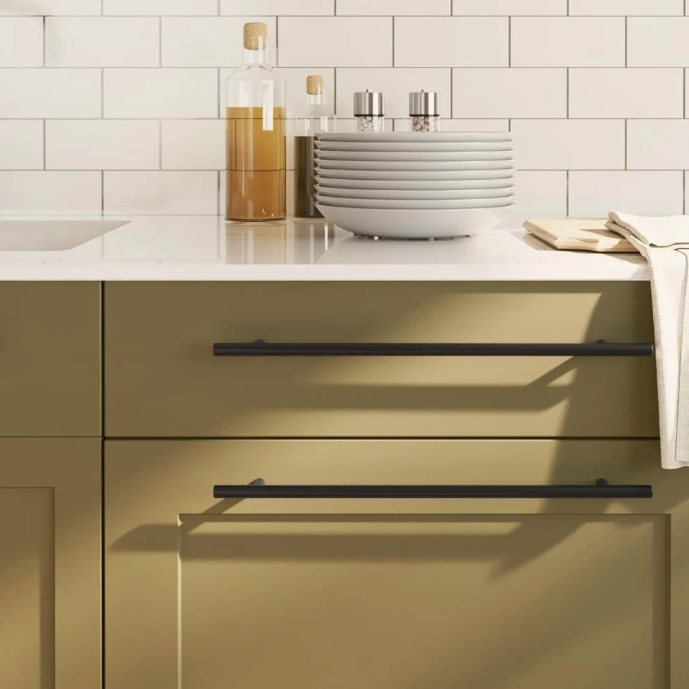 Maniglie per Mobili 20 pz Nere 320 mm in Acciaio Inox,Maniglie Moderne,Maniglie Cassetti,Maniglie per Mobili-3203609