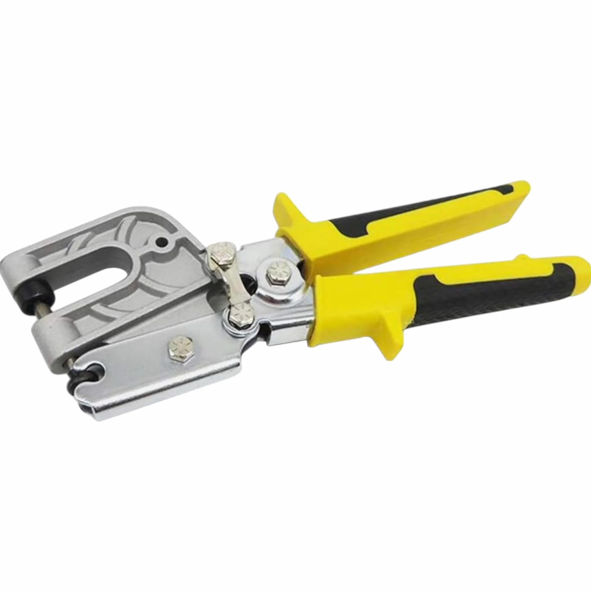Pinza Crimpatrice per Cartongesso Professionale Unisce Profili C e U Senza Viti Acciaio Manico Ergonomico Antiscivolo