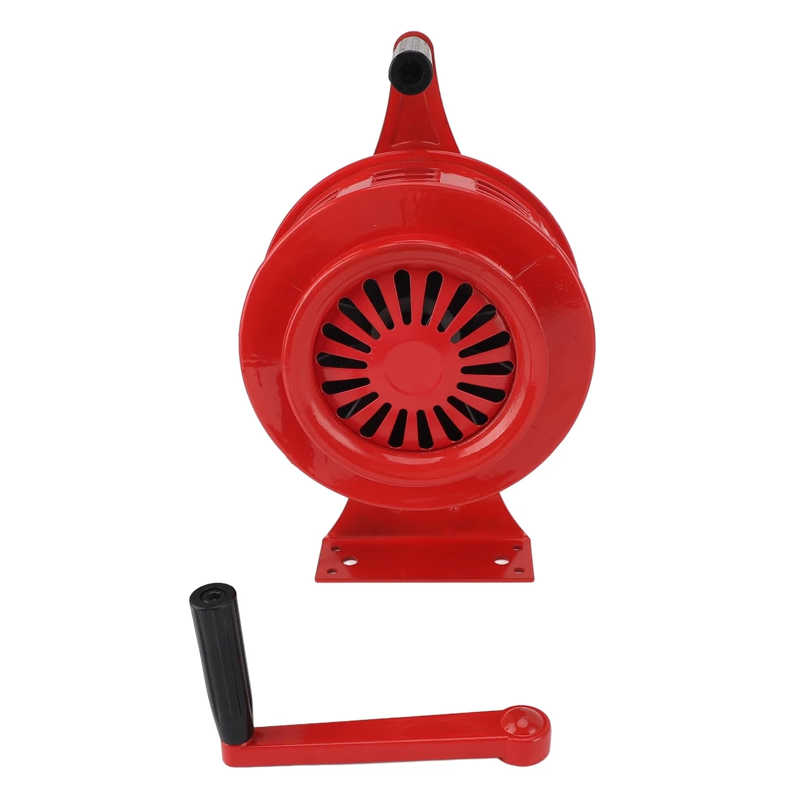 Sirena Ad Alto Volume da 125 DB a Manovella con Volume Regolabile per le Emergenze, Allarme Sonoro Impermeabile Ad Azionamento Manuale Realizzato in Lega di Alluminio per