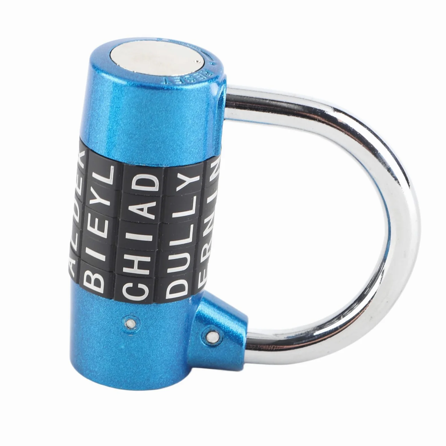 lyrlody Lucchetto a Combinazione 5 Cifre, Codice a Rotelle Numerico, Resettabile, in Lega di Zinco e Acciaio, per Valigia, Palestra, Borsa Viaggio, Porta (BLUE)