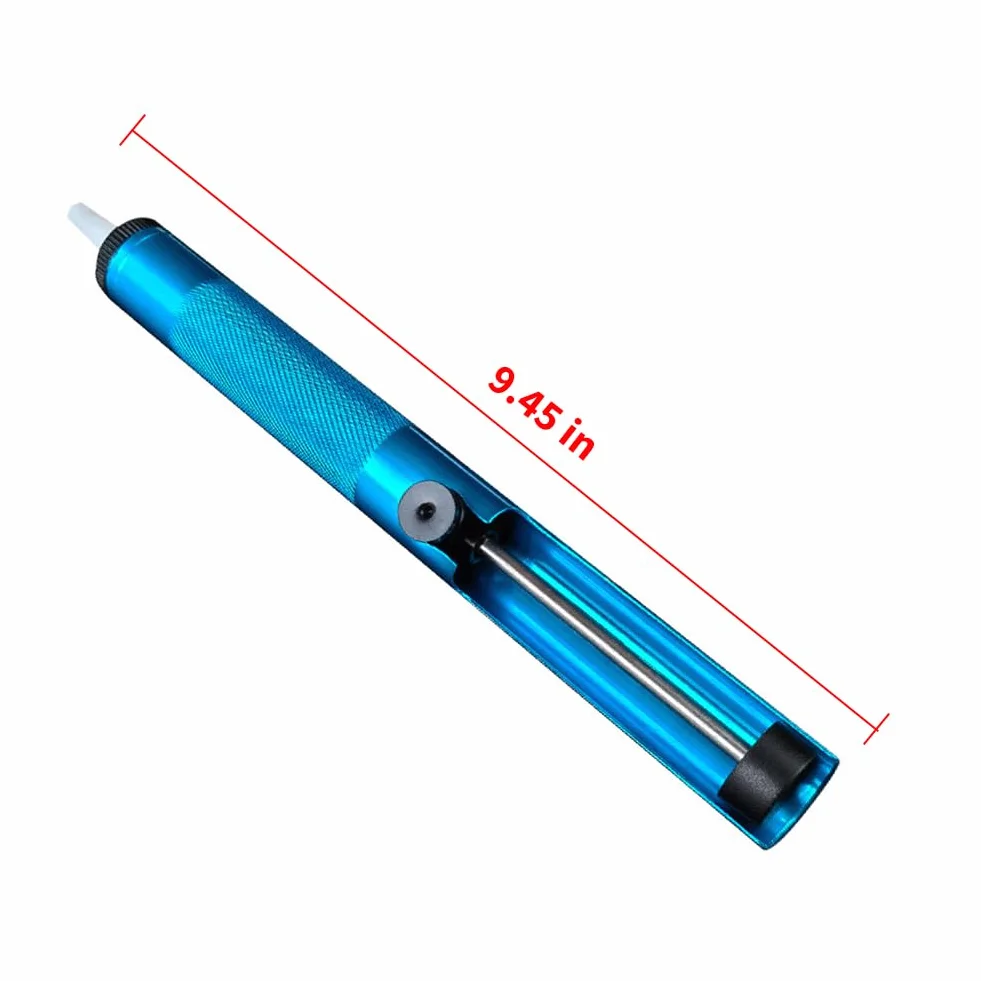 Pompa Dissaldante Aspirazione Stagno Saldatura Liquido Solder Sucker 2PC Blu Kiuiom