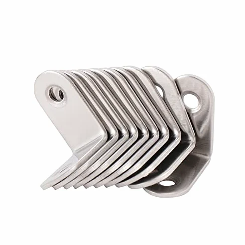 Staffe ad angolo retto resistenti per legno, robuste staffe angolari per assemblaggio di mobili fai da te, perfette per collegamenti di tavoli e sedie