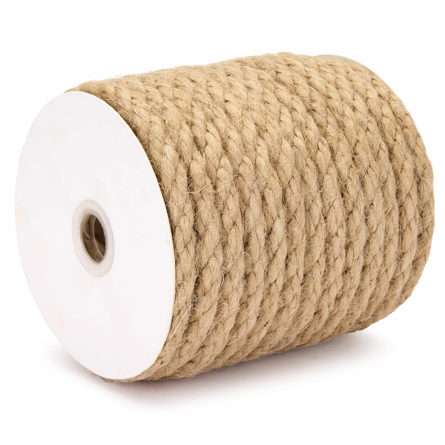 Corda di iuta naturale tosadata, 10 mm, lunghezza 15 m, corda per fai da te, giardinaggio, decorazione, artigianato