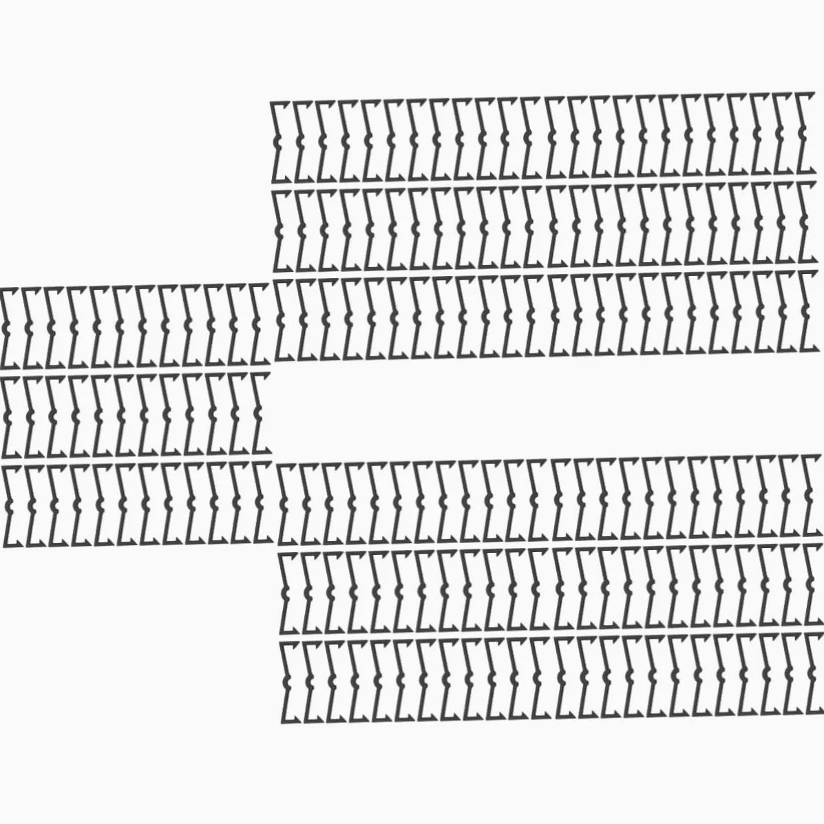 ULTECHNOVO 5 Set Di Ganci Per Pannelli Forati Per Accessori Versatili Per Garage Con Pannelli Forati Installazione Rapida 100 Pezzi * 5