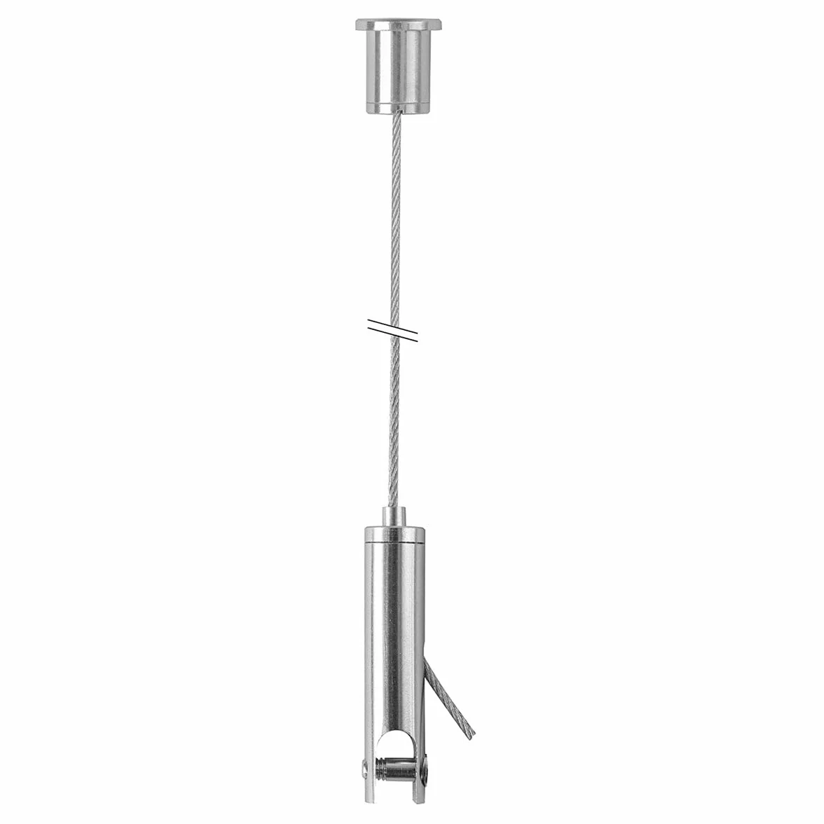 Kit di sospensione con gancio per pannello 6 mm 200 cm 5 pezzi