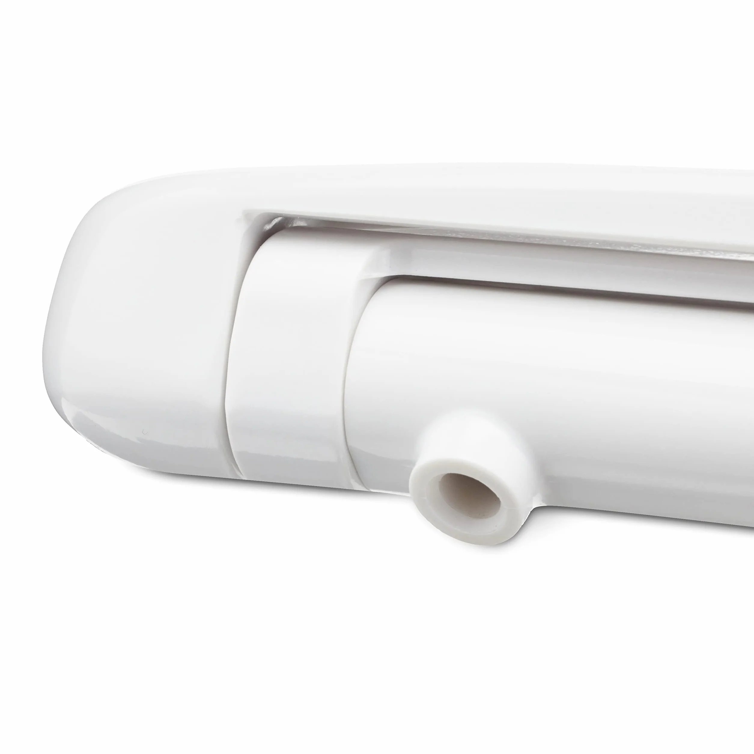 Amazon Basics Ovale Sedile WC in urea, resistente, con chiusura ammortizzata e sgancio rapido, dimensioni universali, 37 x 42.5 cm, Bianco