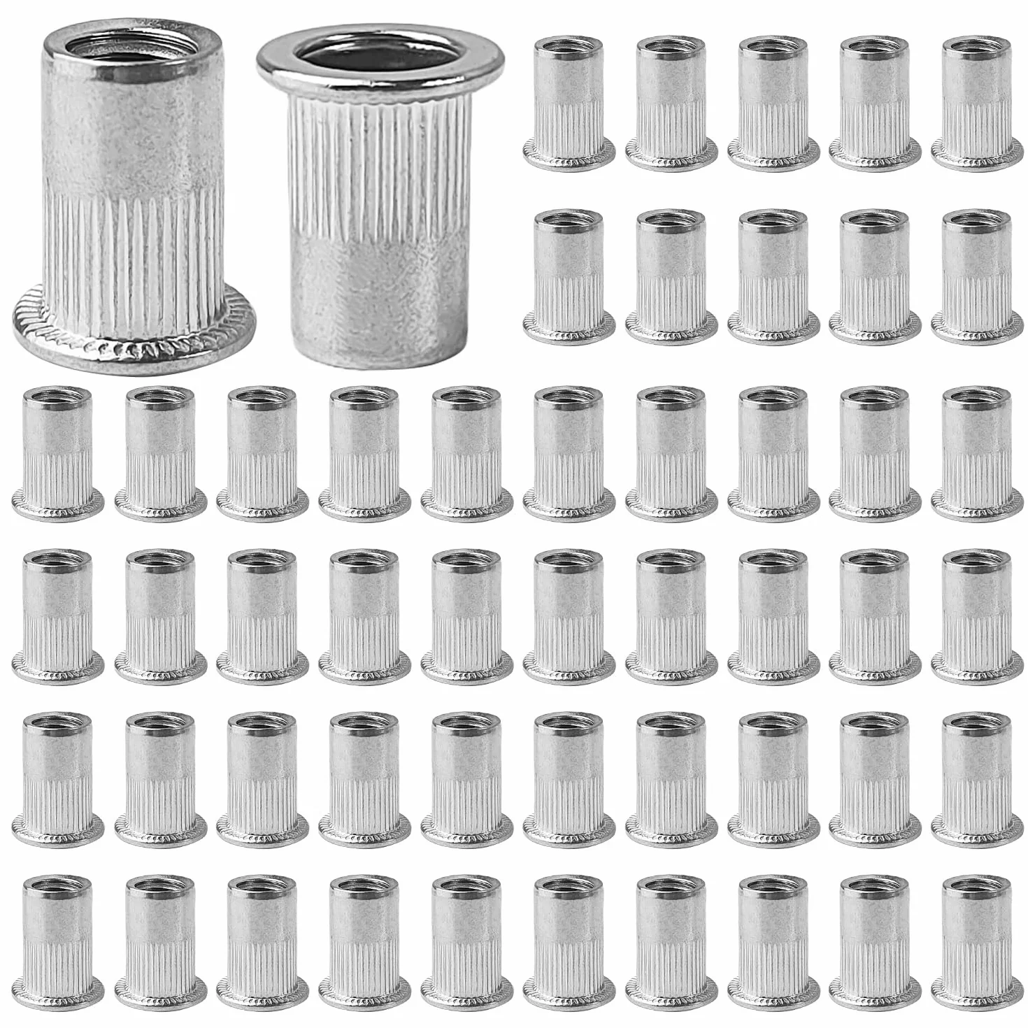 Rivetti Filettati M8 Acciaio Inossidabile 10 mm Inserti Ciechi per Metallo e Plastica 100 Pezzi