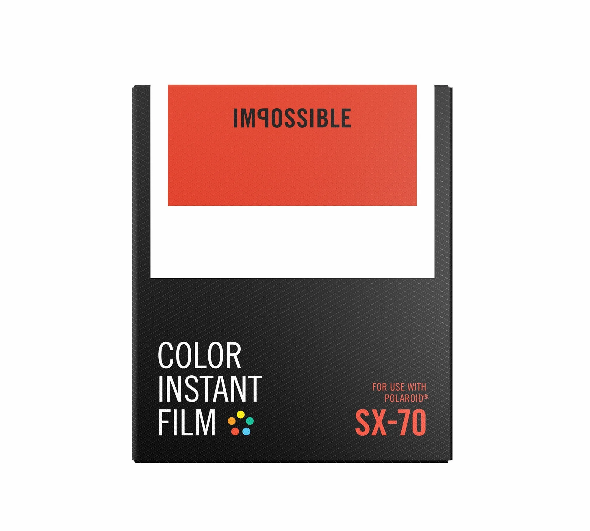 Impossible 4512 Pellicole Istantanee a Colori per Fotocamere Polaroid Serie SX-70, Frame Bianco