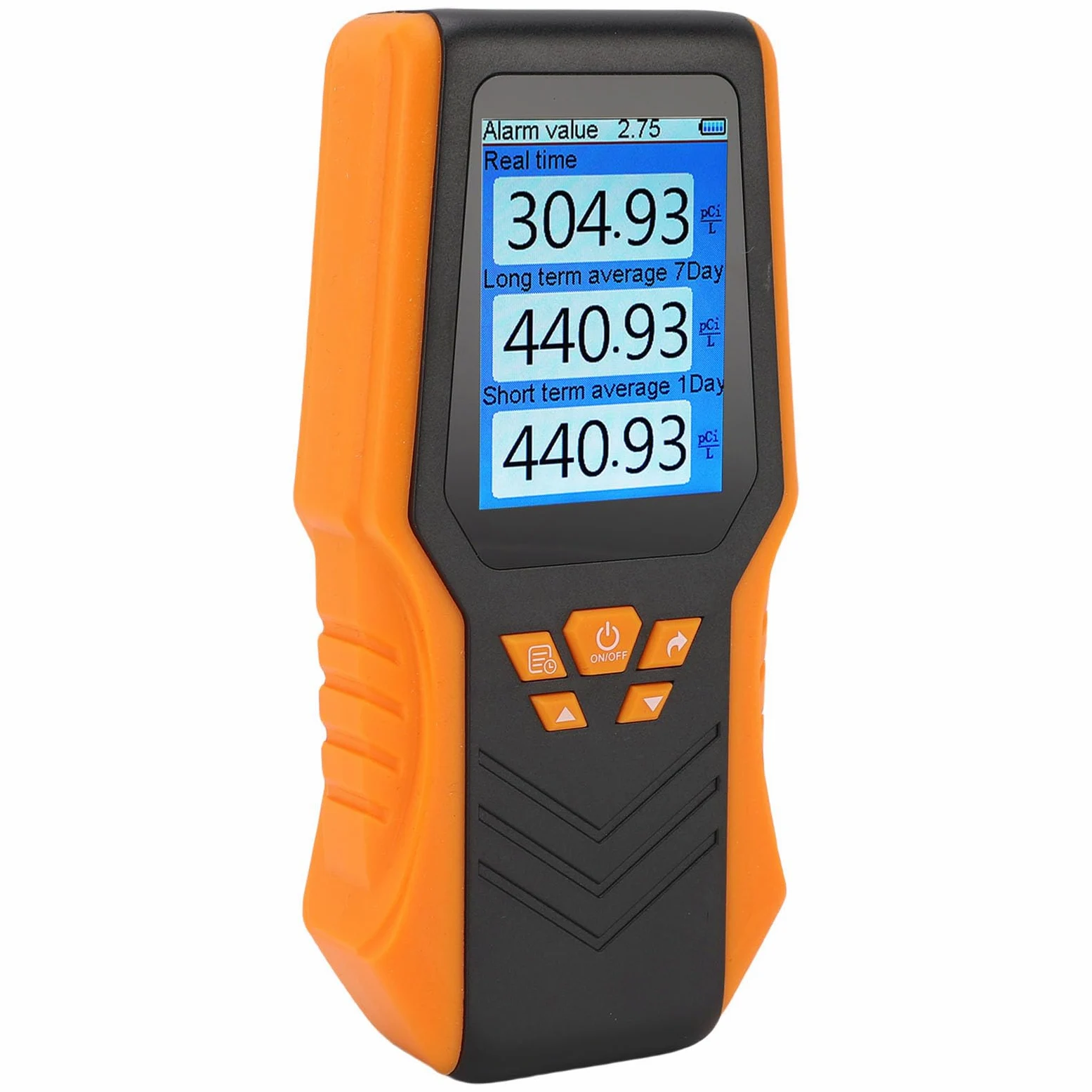 banapoy Rilevatore di Radon Tester Digitale Portatile Compatto per Radon per Casa, Scuola, Ufficio, Seminterrato, Display LCD, Batteria Ricaricabile