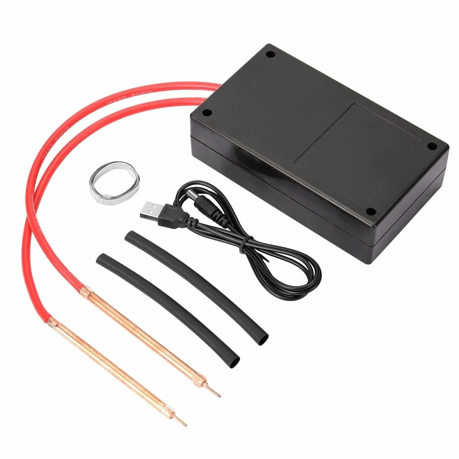 WANGCL 18650 Saldatrice a Punti a Batteria, Saldatrice a Punti, Mini Strumento Portatile per Saldatore a Punti Set Completo Fai-da-Te Batteria