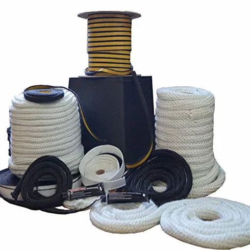 Guarnizione per stufa, guarnizione rotonda, corda, resistente al calore, porta 12 mm, 50 m, grigio scuro/antracite