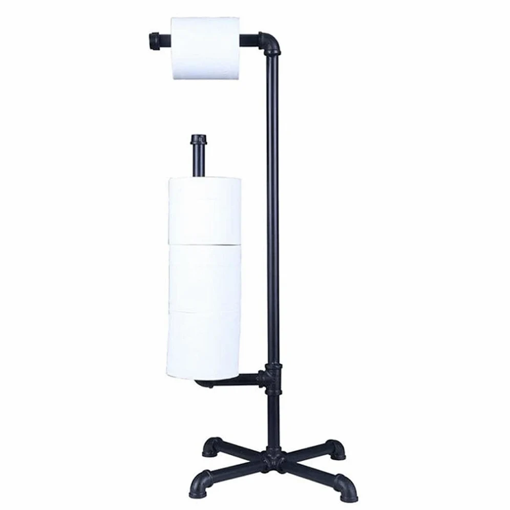 Carta Igienica Free Standing Carta igienica Supporto del Basamento con riserva, Holder Bagno Tessuto Laminato di Stand Tissue portarotolo Porta Bagno