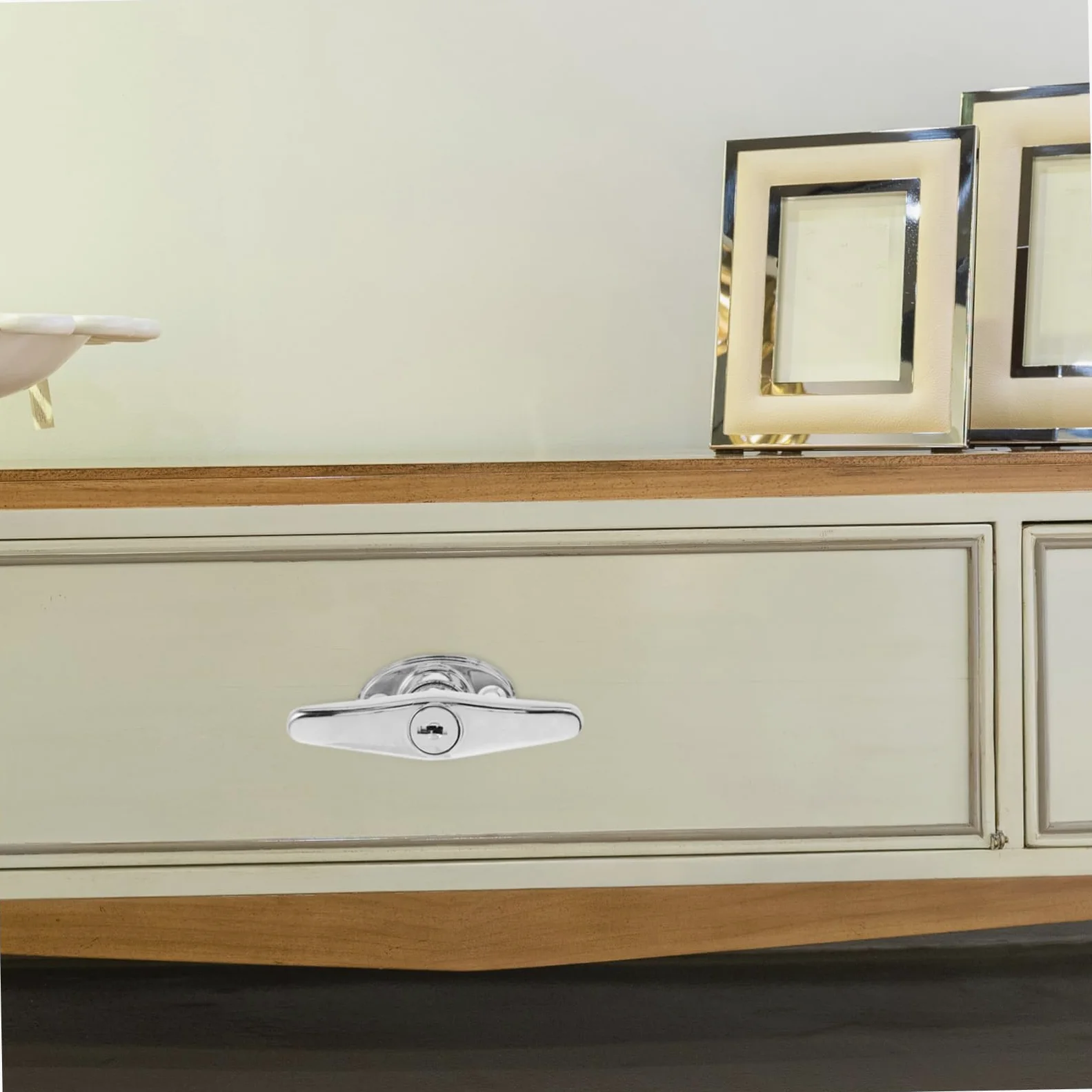 Serratura t Maniglia Con Chiave Per Garage e Cancelli Esterni Sicurezza Elevata Design Ergonomico e Versatile Per Uso Domestico e Ufficio