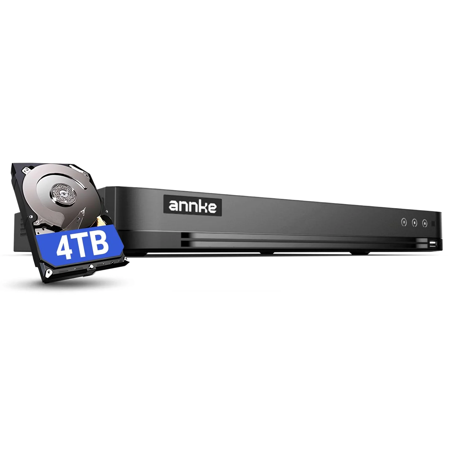 ANNKE Registratore 3K Lite AI DVR a 32 canali con disco rigido da 4 TB, rilevamento persone e veicoli, 5 in 1 CVI/CVBS/AHD/TVI DVR di sorveglianza con uscita HDMI per sistema di telecamere di