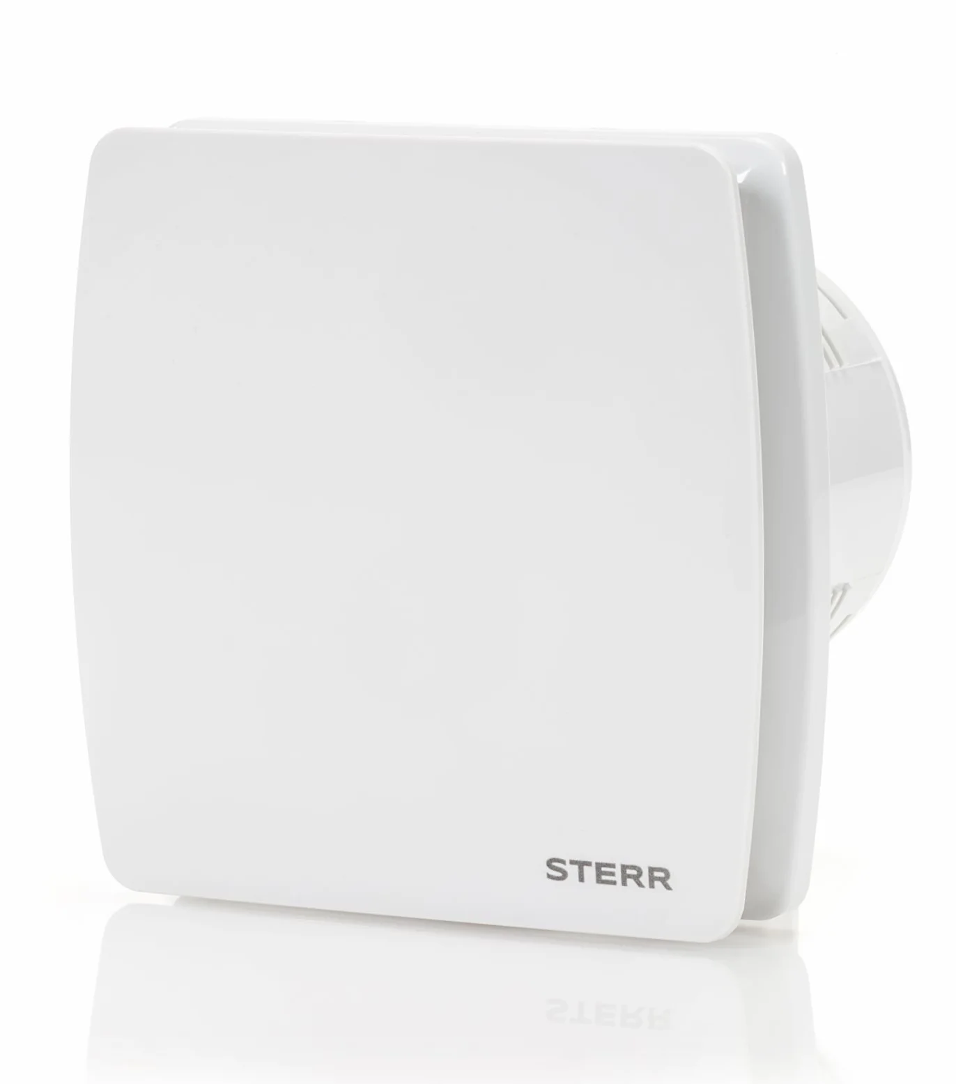 STERR Aspiratore da Bagno LFS100-QT 100 mm con Timer e Valvola di Non Ritorno Bianco - Ventilatore Silenzioso