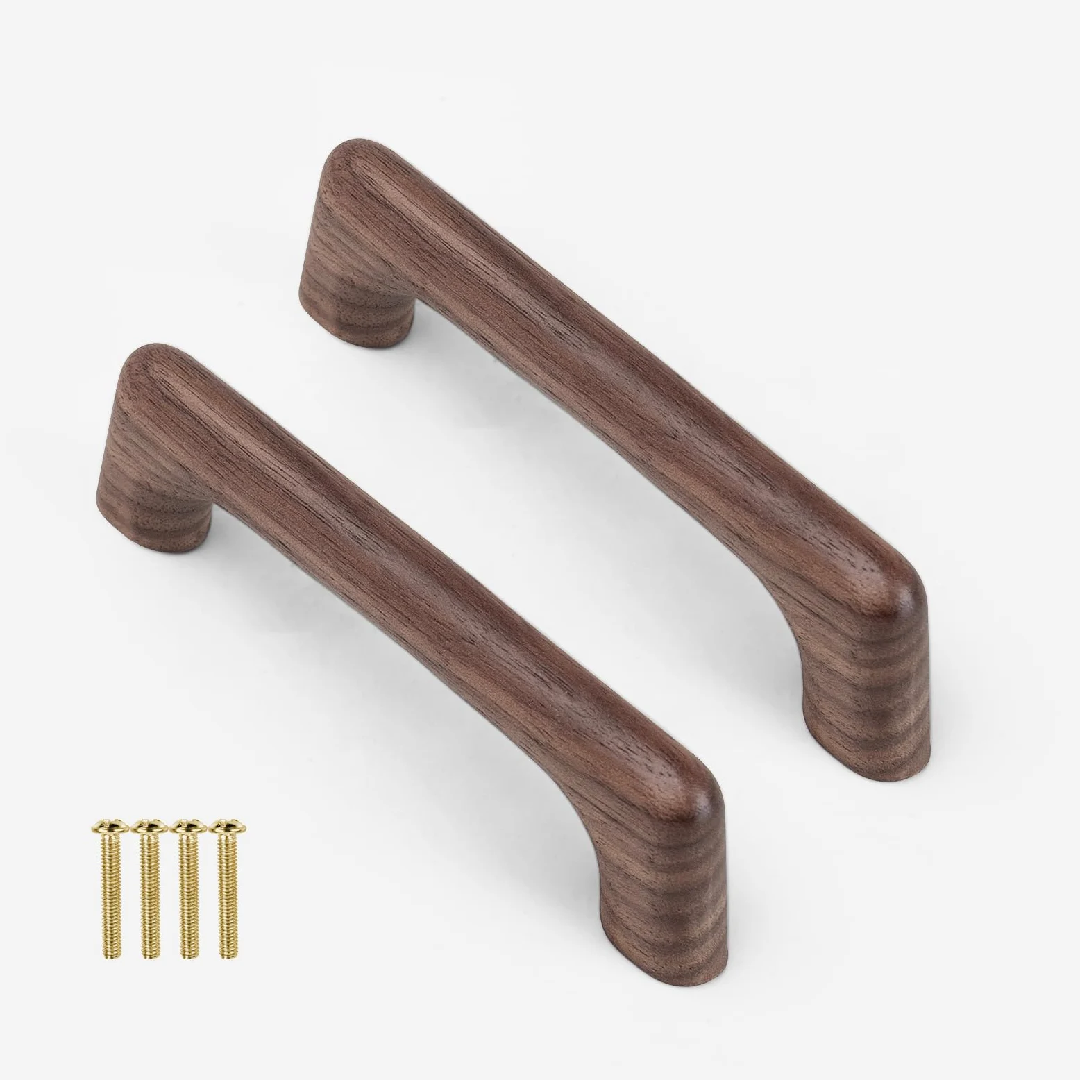 Maniglie per Mobili a Forma di Ponte Piatto in Stile Moderno con Chiodi Adatte per Armadi Cassetti Cucina Camera da Letto Scarpiere (6,96MM)