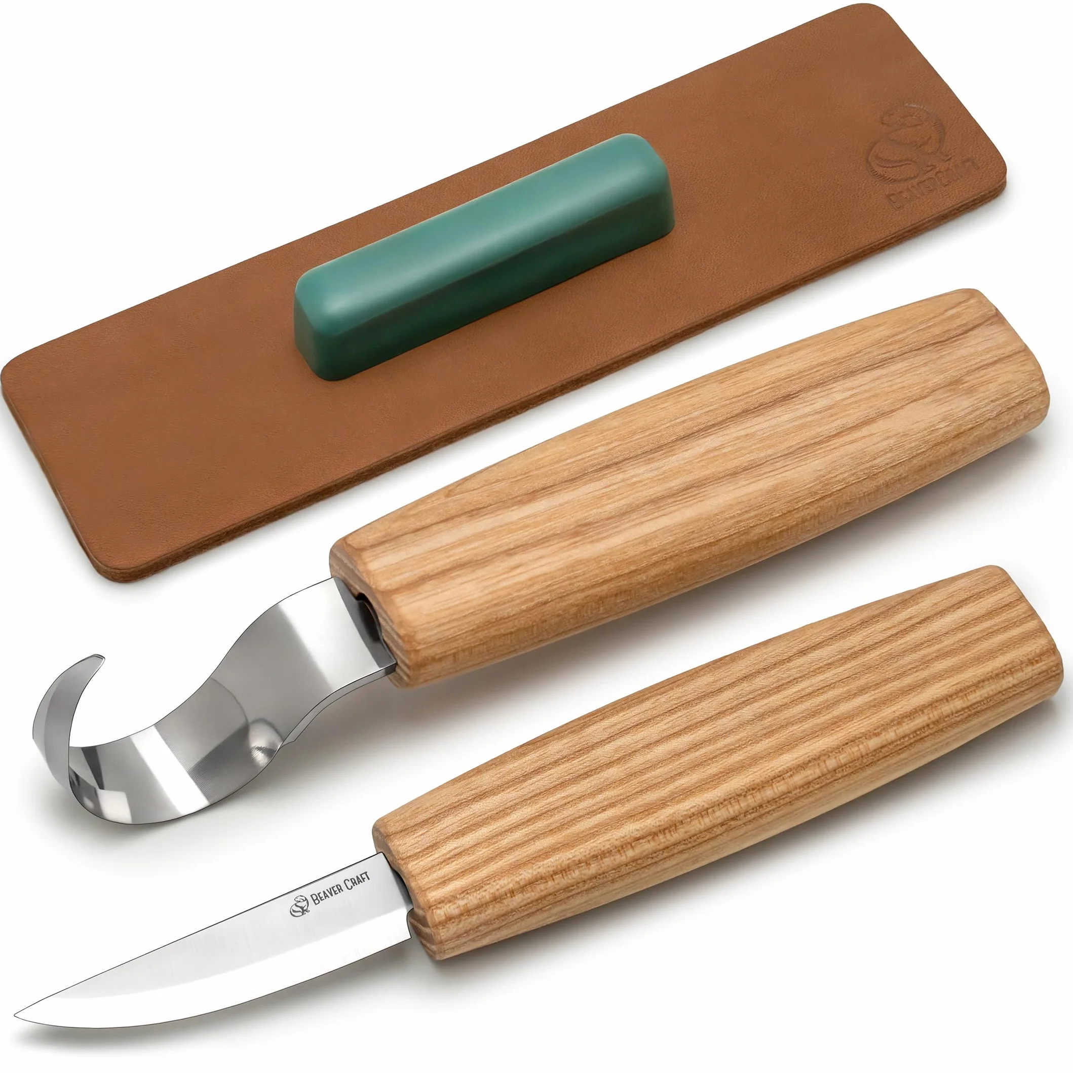 BeaverCraft S01 Set coltelli intaglio legno per cucchiai Kit fabbricazione cucchiai