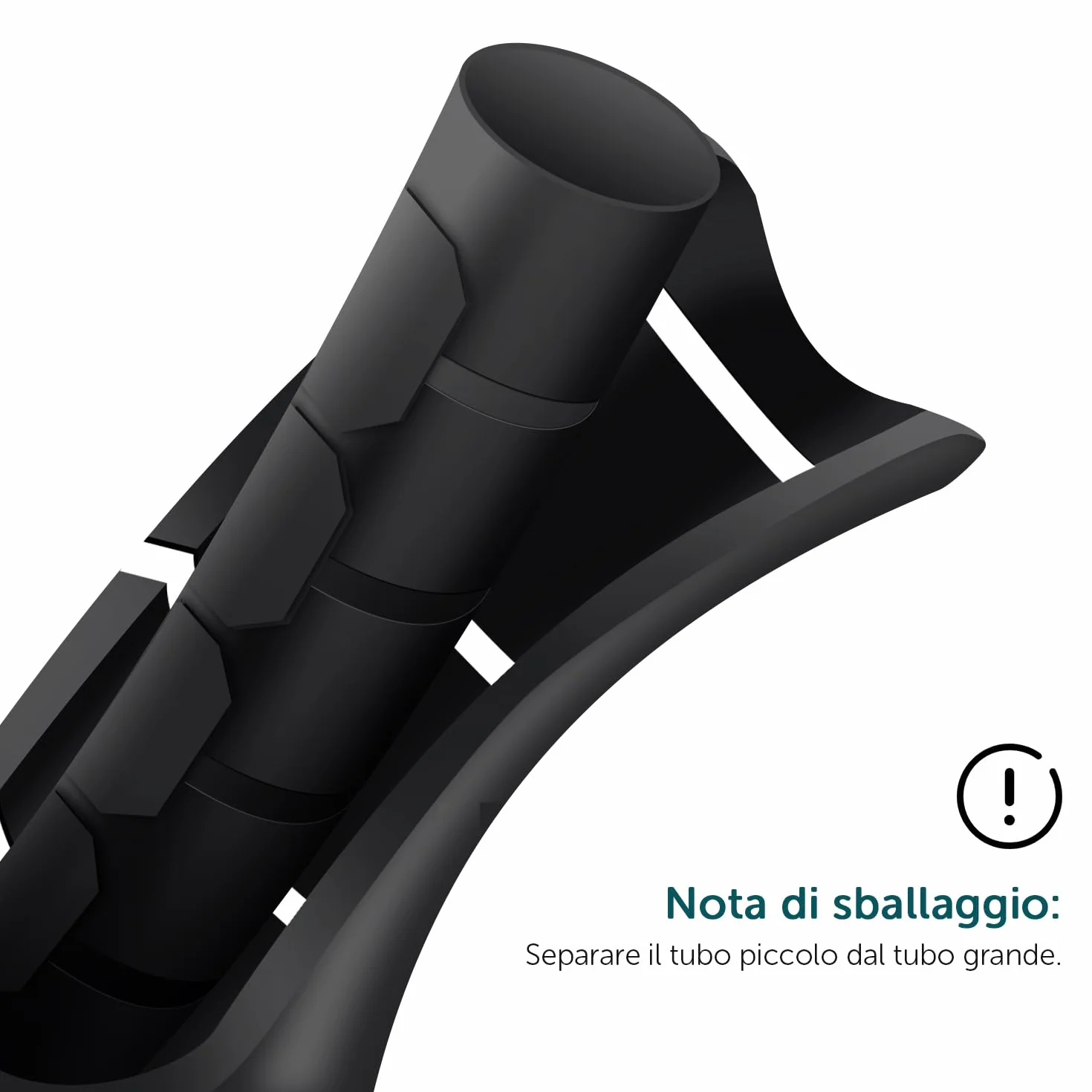 Shinfly Guaina passacavi 2X1.5m 16mm/22mm nero per cavi TV PC