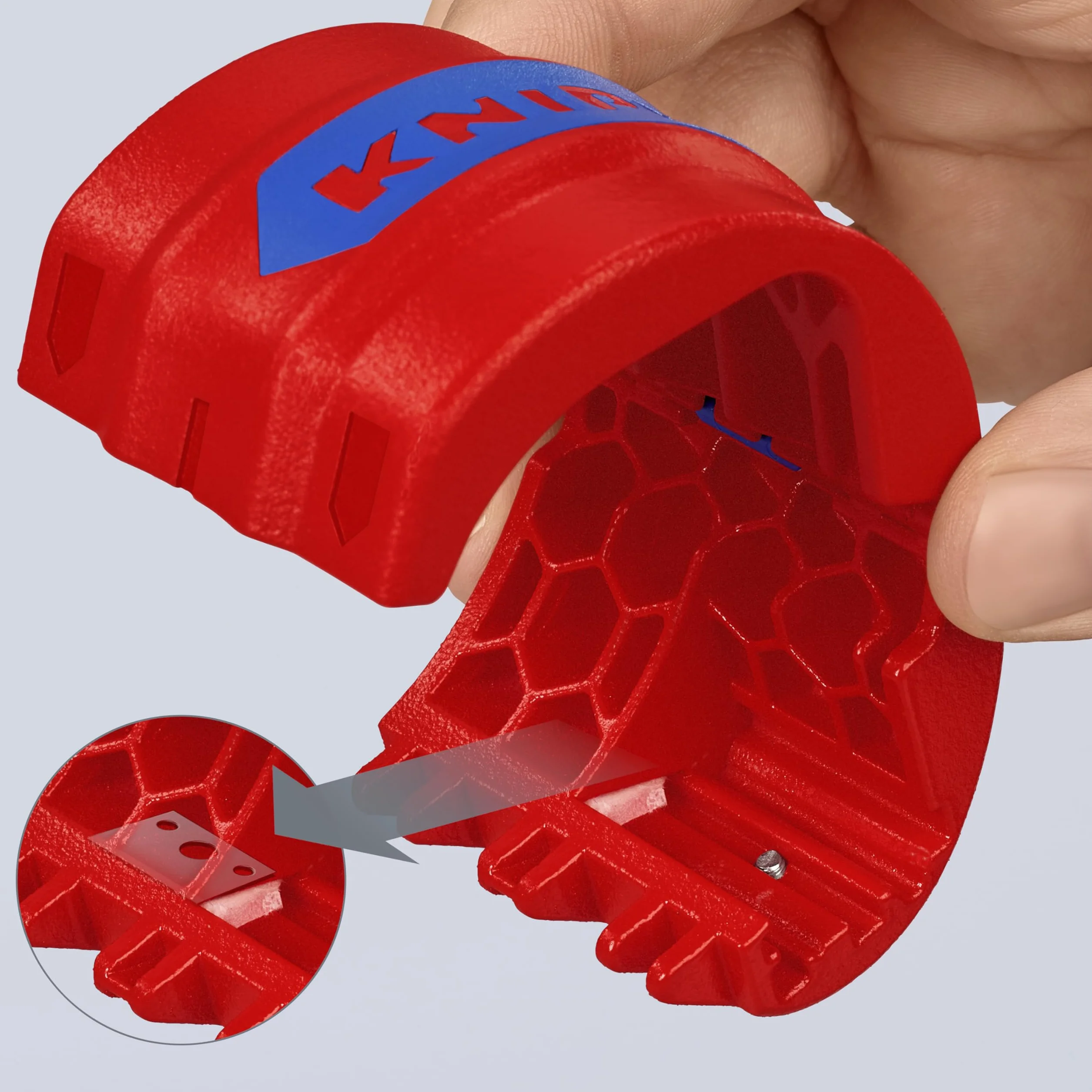 KNIPEX BiX Tagliatubi 72 mm 90 22 10 BK per tubi di plastica e manicotti di tenuta
