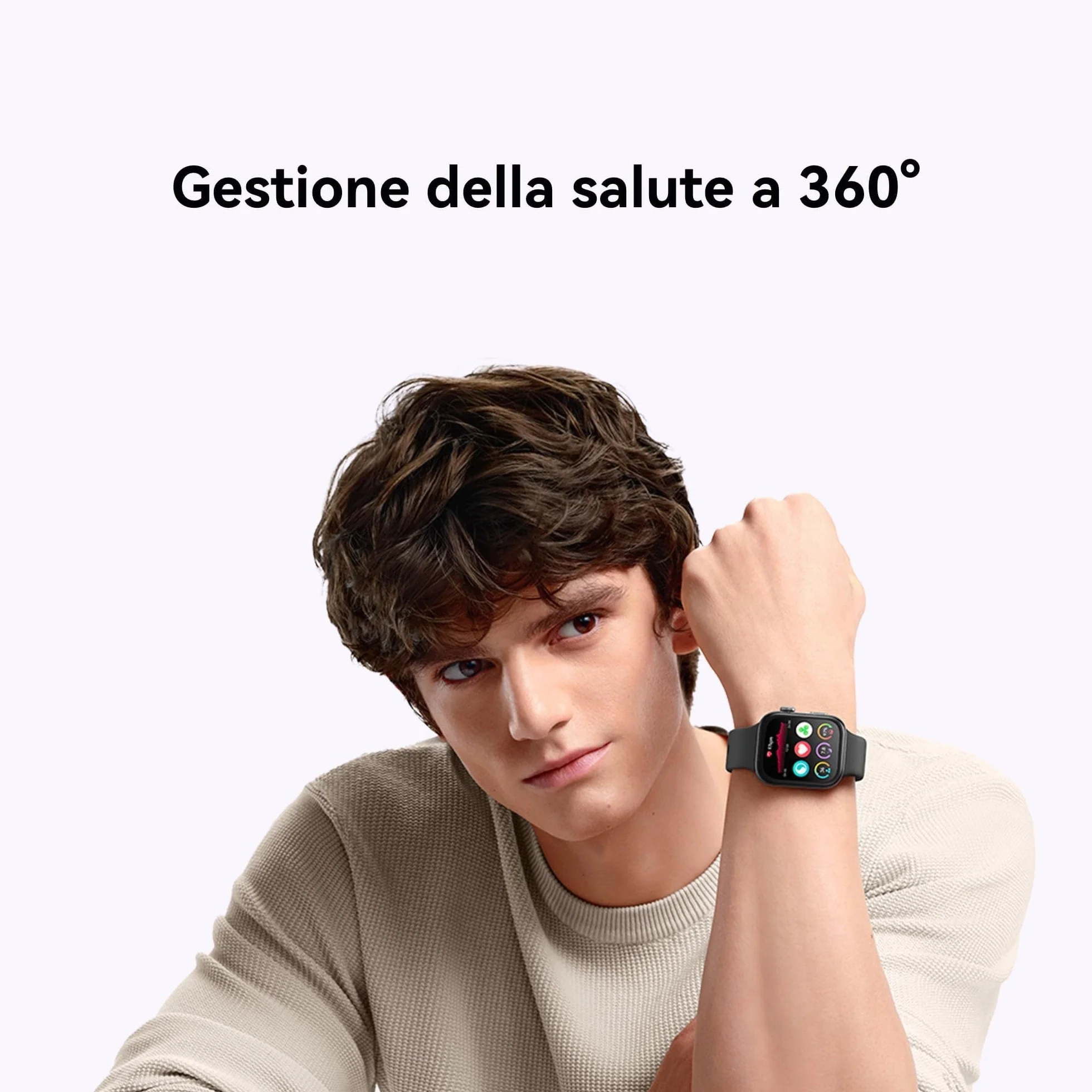 HUAWEI Watch Fit 3, Display AMOLED da 1.82", Design ultra sottile, Monitoraggio fitness e salute, Compatibilie con iOS e Android, Batteria fino a 10 giorni, Chiamate Bluetooth, Black Fluoroelastomero