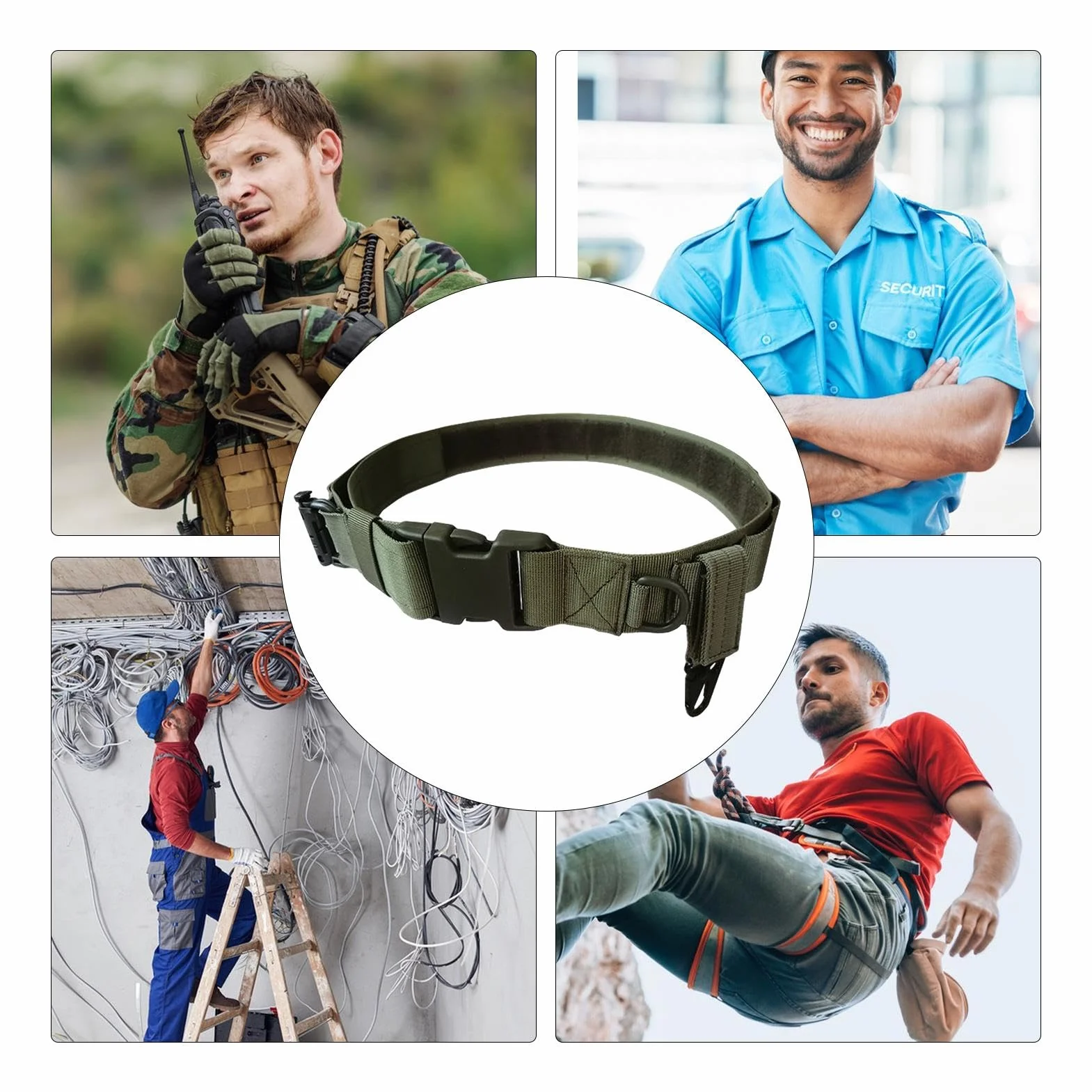 Cinture per attrezzi da uomo, cintura per attrezzi per elettricista, Cintura porta attrezzi regolabile per elettricista, Borsa per attrezzi da elettricista, comoda cintura per attrezzi da elettricista