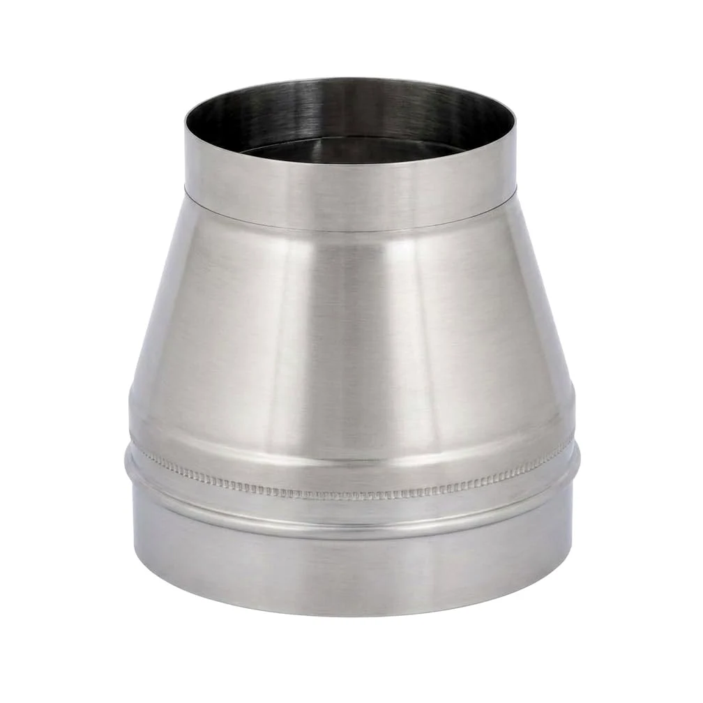 MAKA Comignolo Conico, Terminale in Acciaio Inox per Canna Fumaria Camino Stufa a Legna Pellet e Gas, Cappello Antipioggia Aspirafumo Conico(Ø 220 mm)