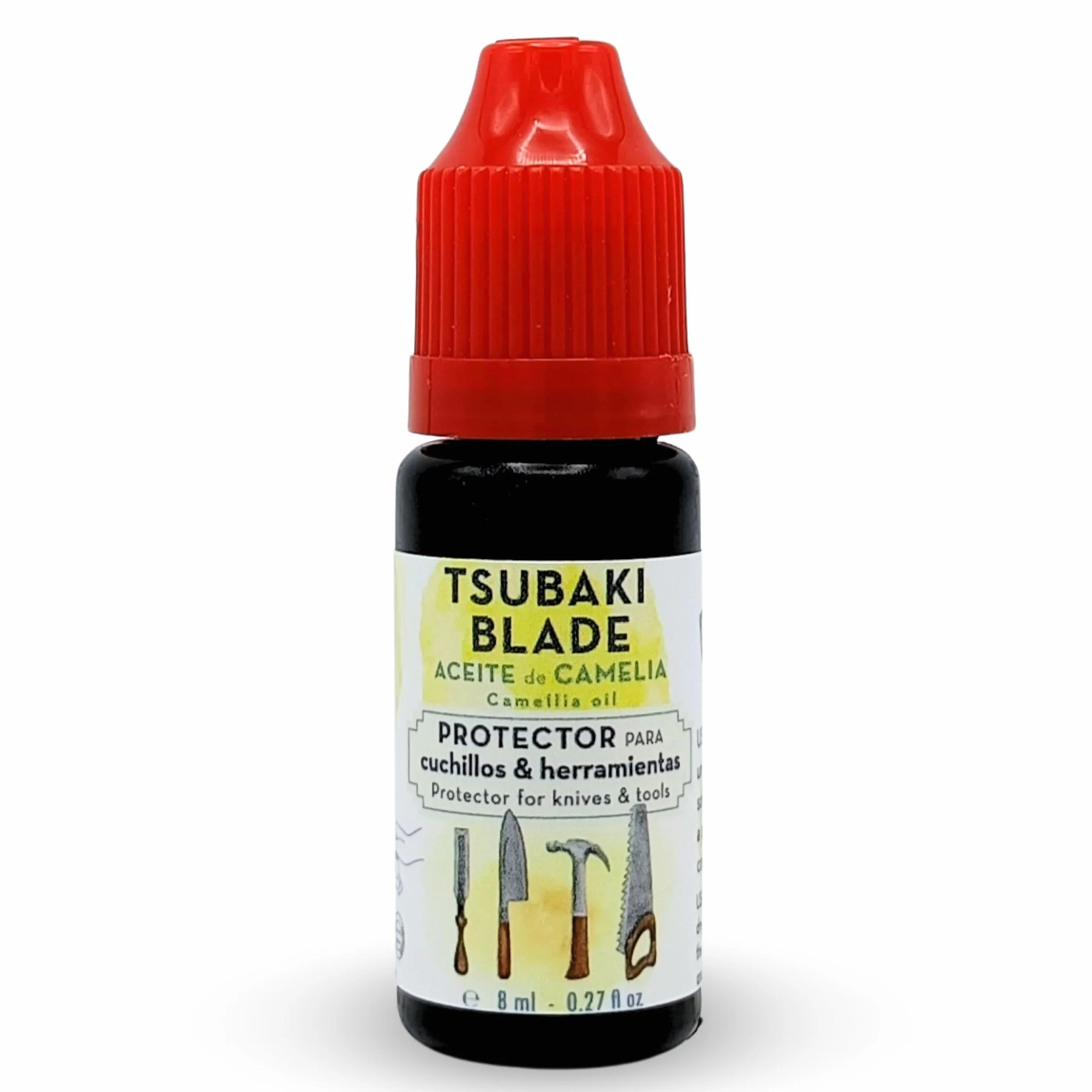 Tsubaki Olio di Camellia per Coltelli e Strumenti Protettore Antiossidante Lubrificante Naturale 100% Puro