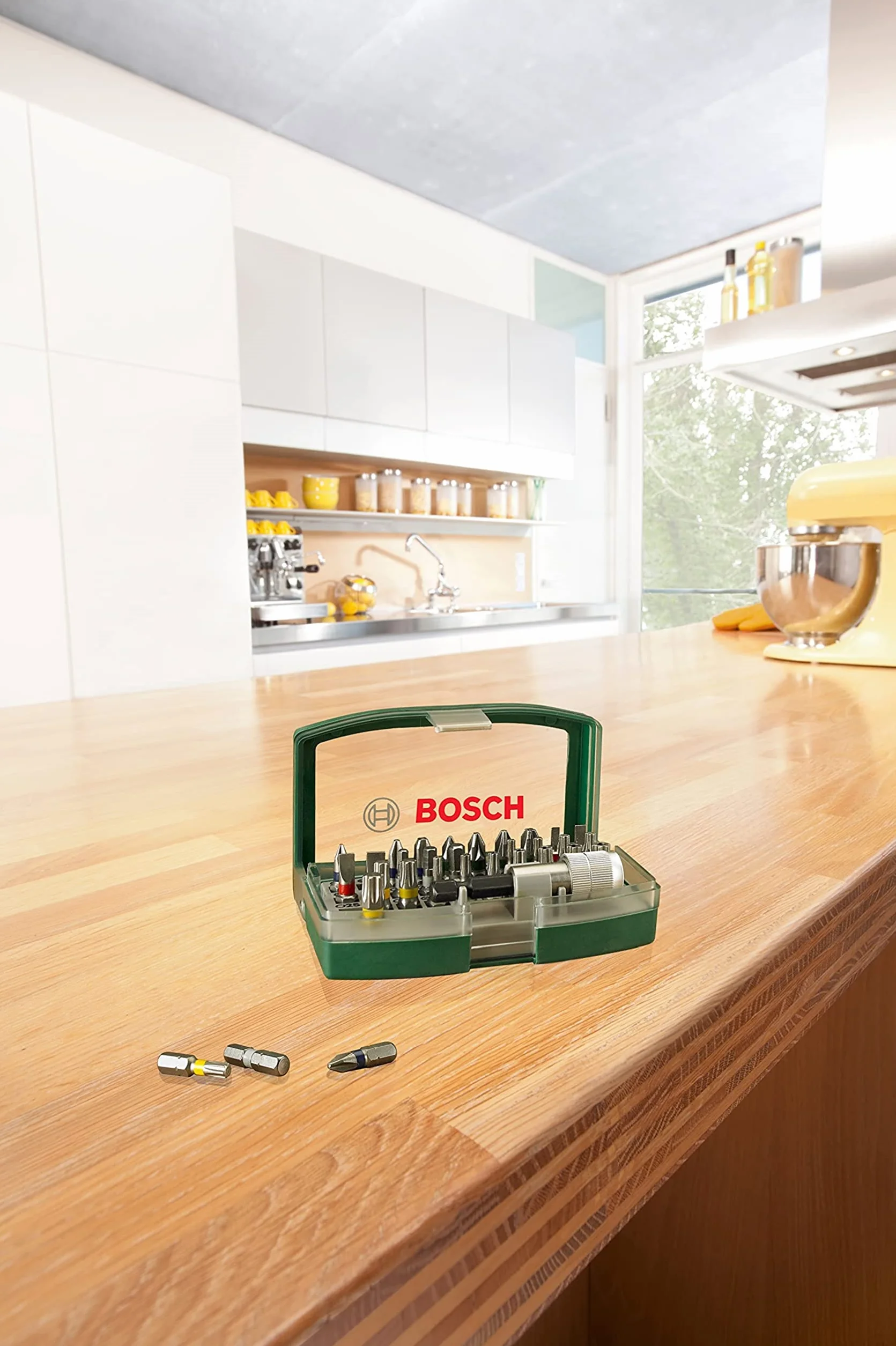 Bosch Rainbow Set 32 Inserti Avvitamento, Verde