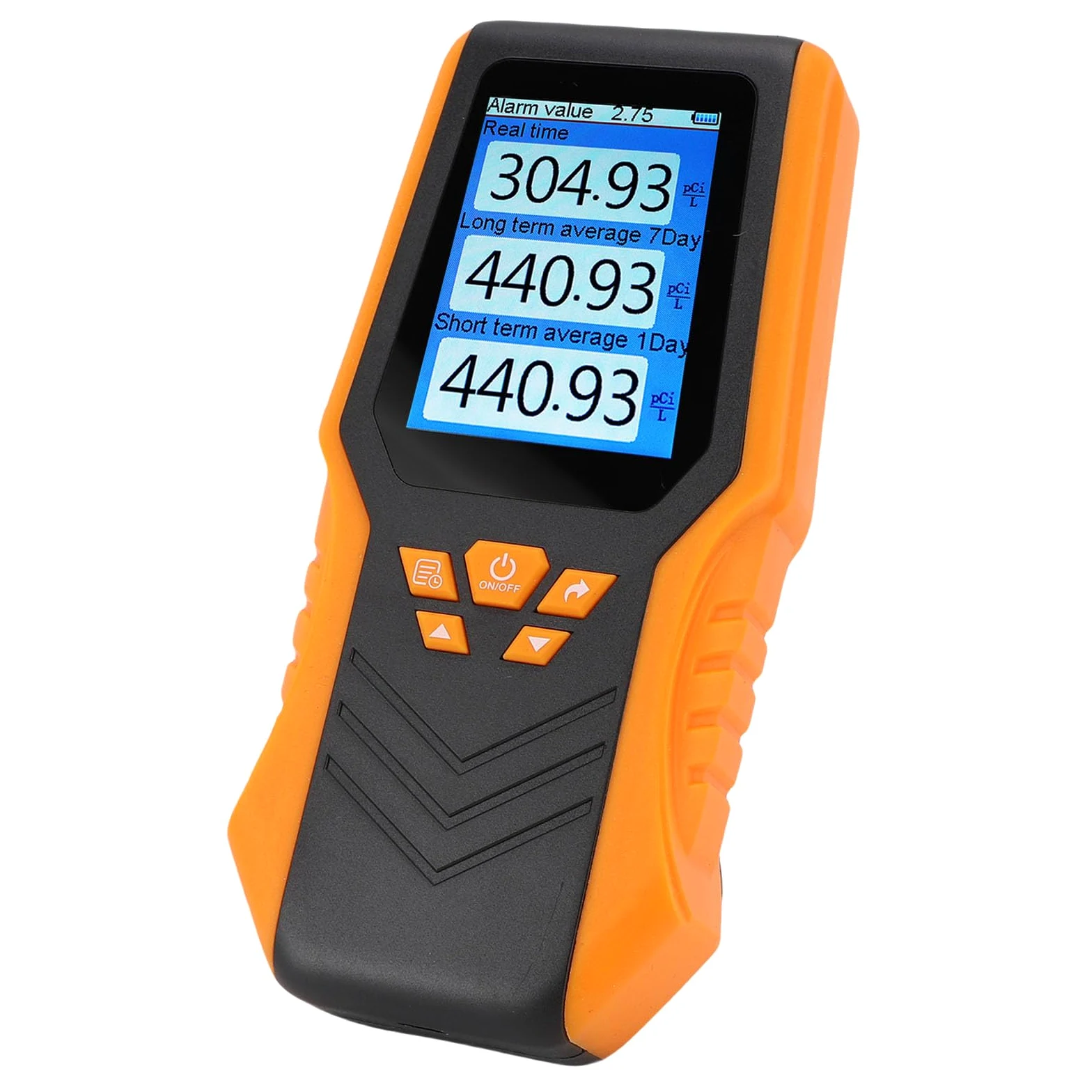 Rilevatore di Radon Misurazione Accurata in Tempo Reale Display LCD per Kit di Test del Radon Portatile Compatto per la Casa, L'ufficio e la Scuola