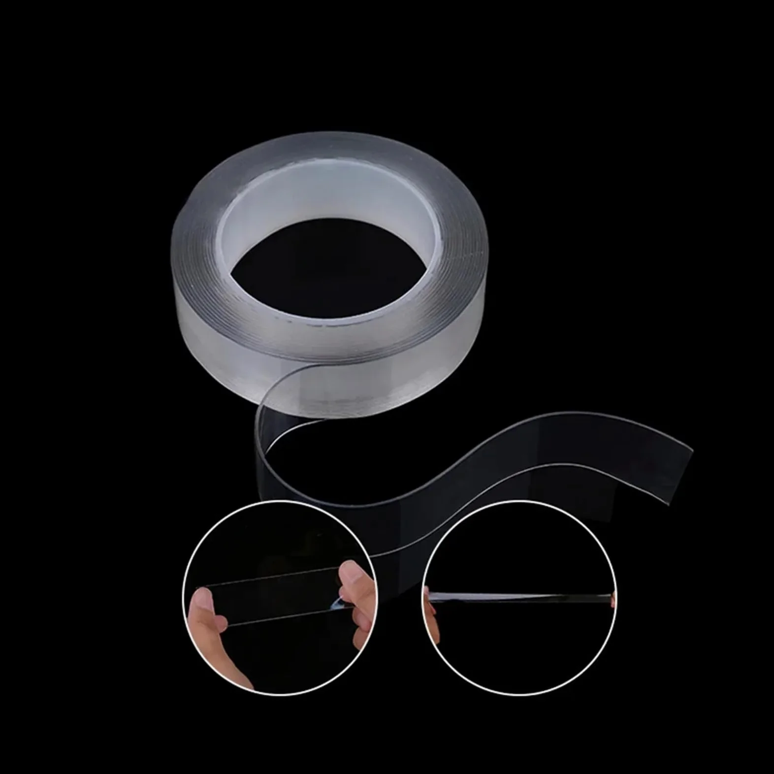 Shockproof Foam Sticky Tape Nano nastro biadesivo resistente | Adesivo extra impermeabile trasparente antiscivolo for cucina bagno(5m,1MM_30MM)