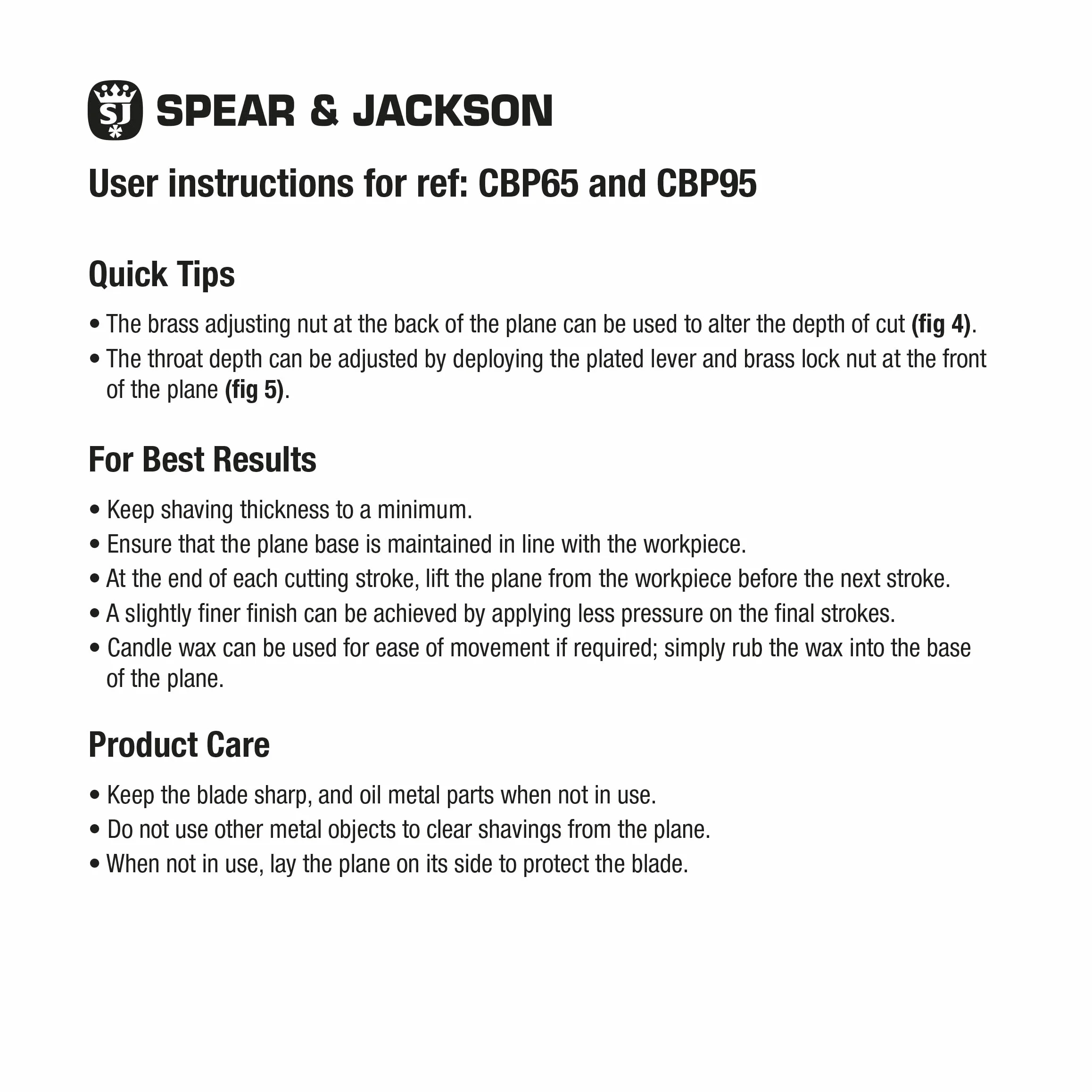 Spear & Jackson CBP95 Pialla a coda di rondine da 9 1/2