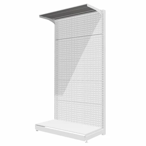 Generico Pannello Forato per Attrezzi da Garage, Porta Punte da Trapano, Porta Chiavi Inglesi, Pannelli forati in Metallo autoportanti e Resistenti con Piastra Superiore - Ampio Organizer da 50x75 po