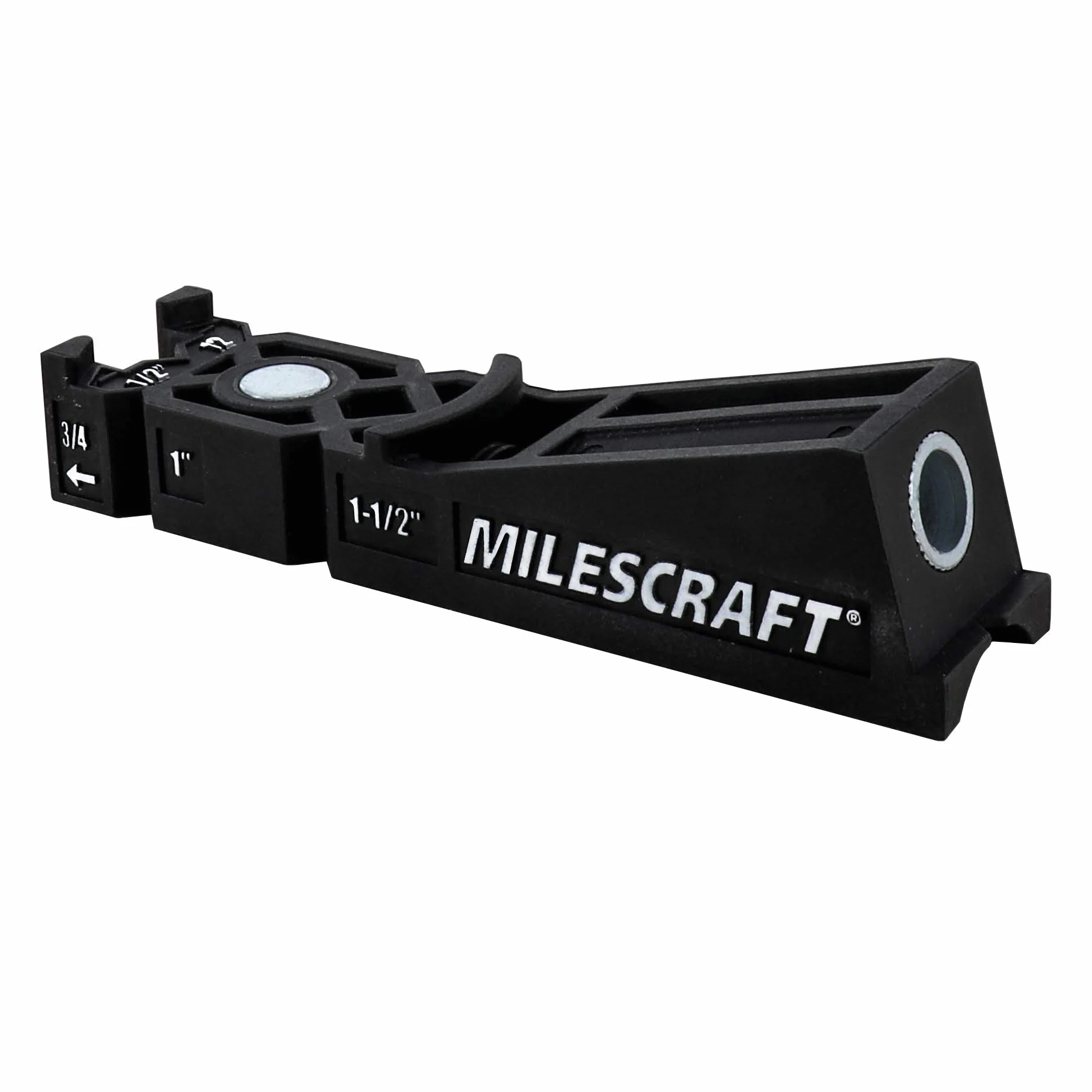 Milescraft 7336 Pocket Jig 200XCJ Double Barrel Pocket Hole Jig with Single Barrel, 2" Face Clamp