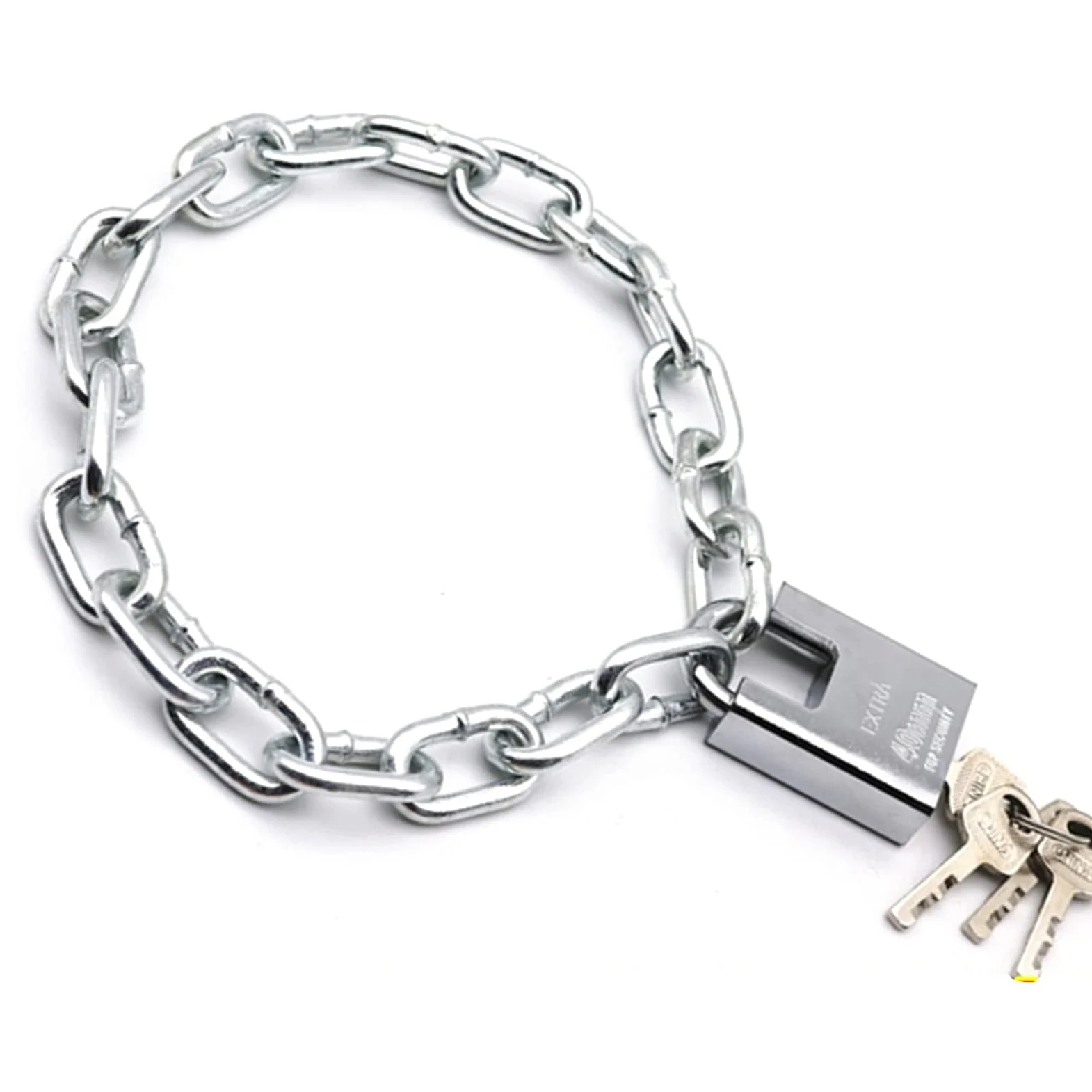 Lucchetto pesante per esterni, lucchetti per armad Lucchetto a catena antifurto e antitaglio, utilizzato for cancelli, recinzioni, biciclette, serrature di sicurezza for magazzino, serratura(2m)